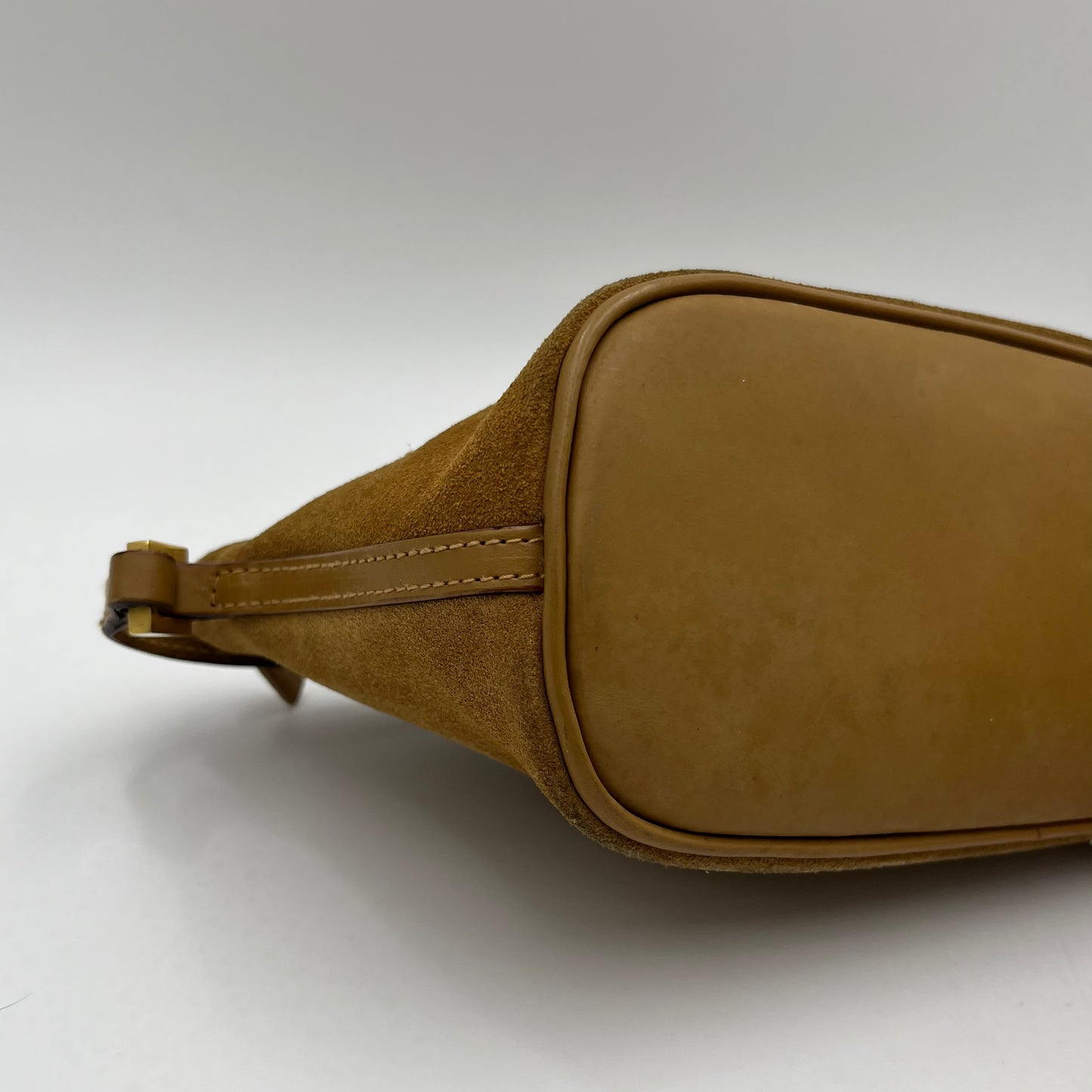 Gucci Yellow Suede Boat Pochette
