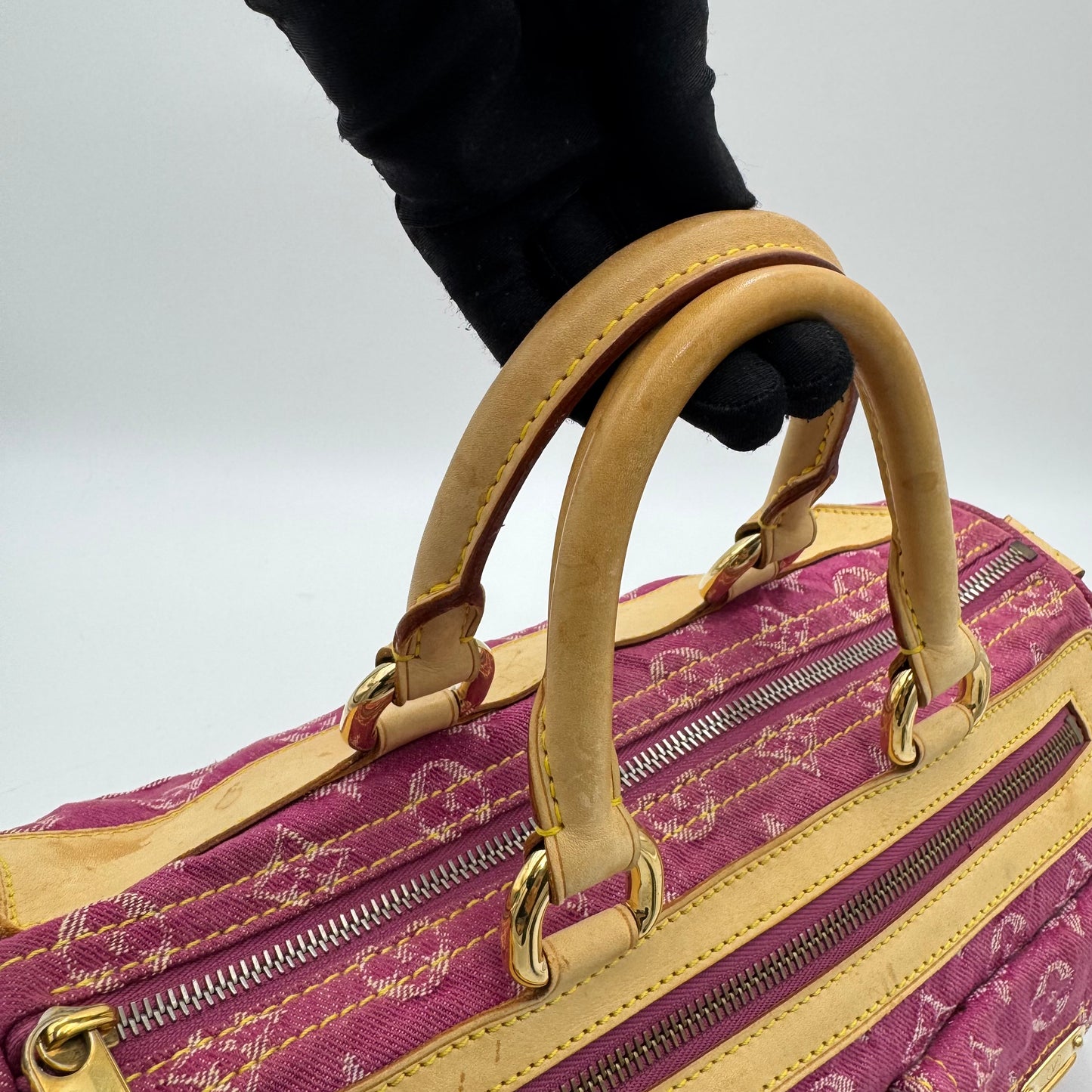 Louis Vuitton Pink Monogram Denim Neo Speedy