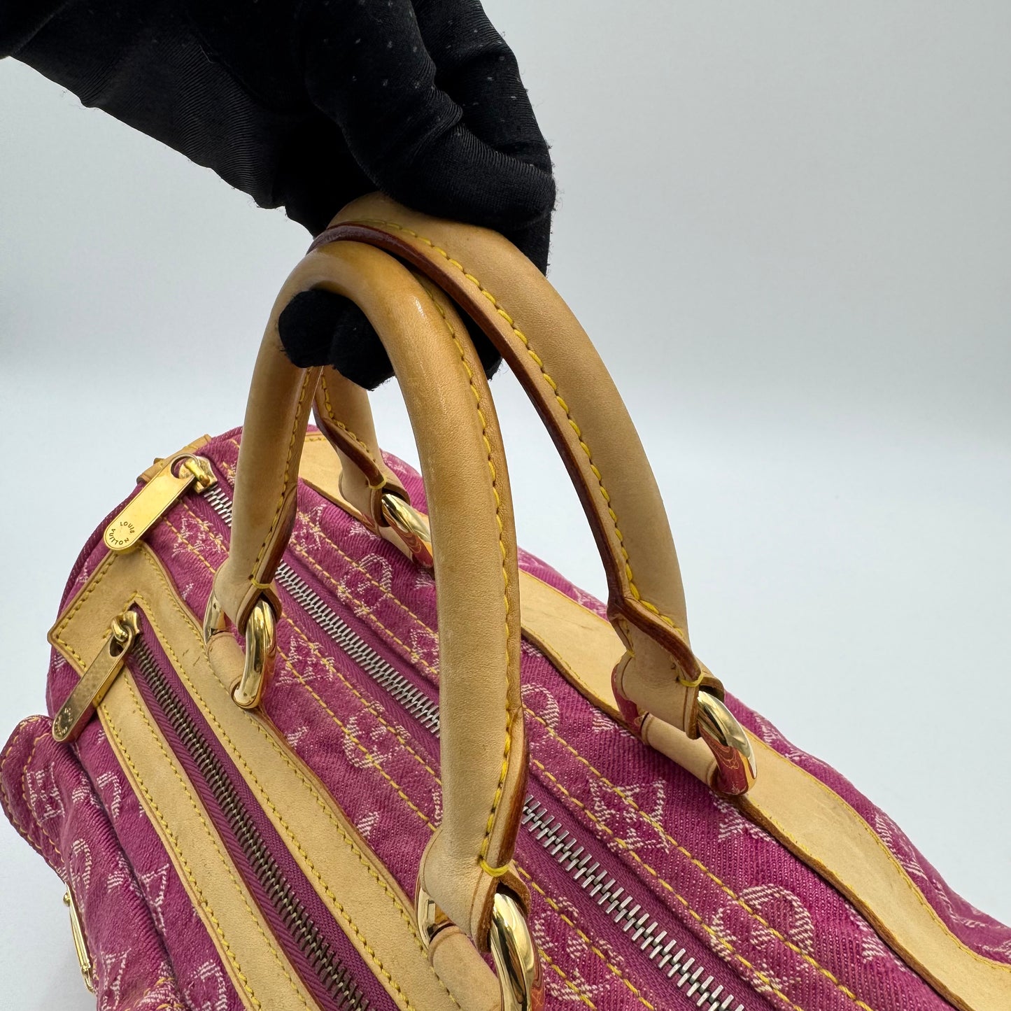 Louis Vuitton Pink Monogram Denim Neo Speedy