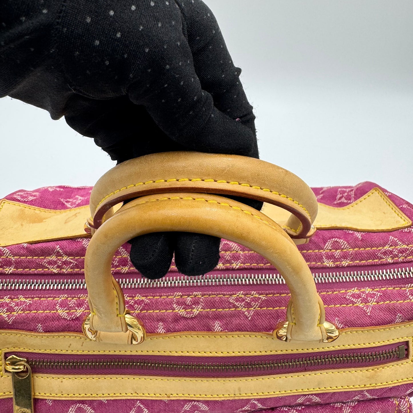 Louis Vuitton Pink Monogram Denim Neo Speedy