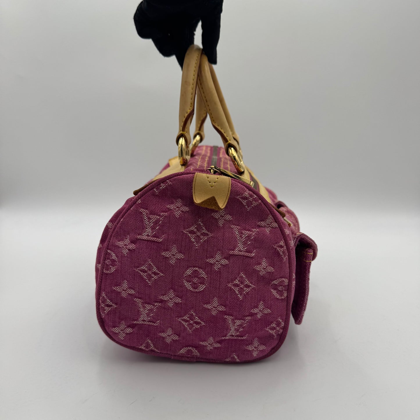 Louis Vuitton Pink Monogram Denim Neo Speedy