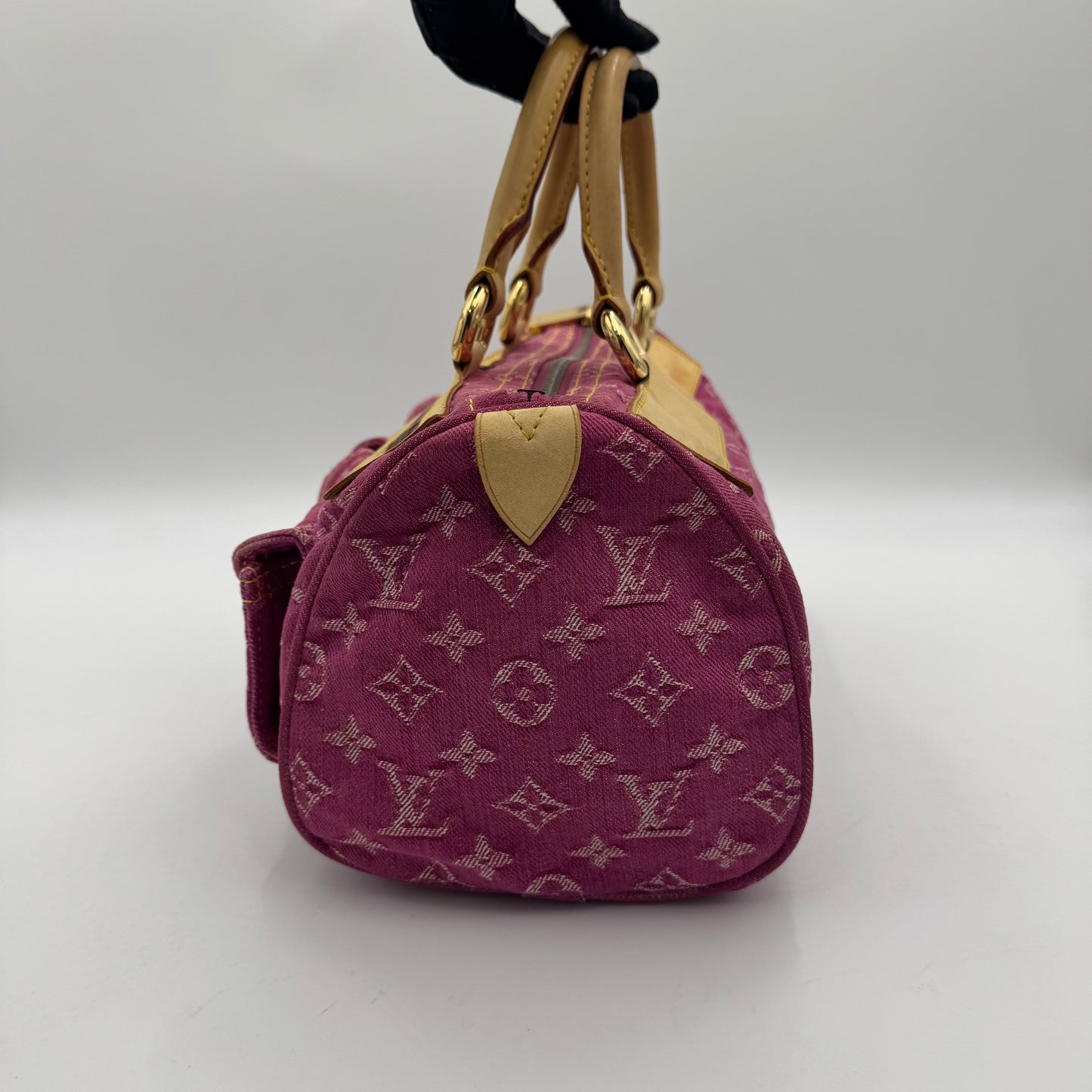 Louis Vuitton Pink Monogram Denim Neo Speedy