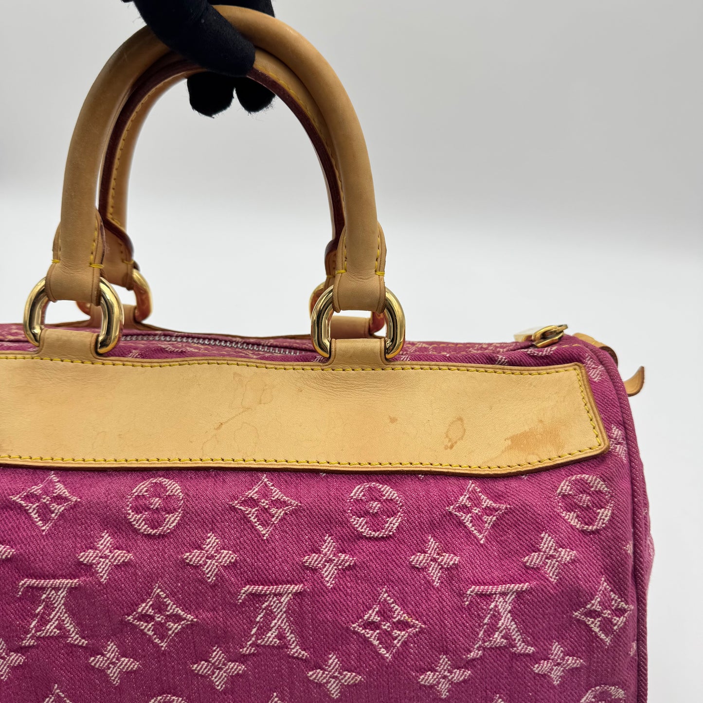 Louis Vuitton Pink Monogram Denim Neo Speedy