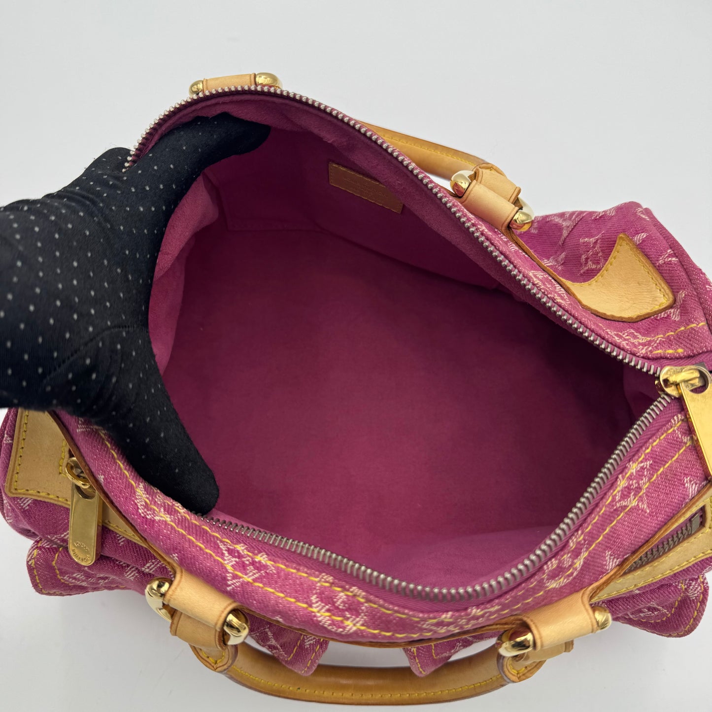 Louis Vuitton Pink Monogram Denim Neo Speedy
