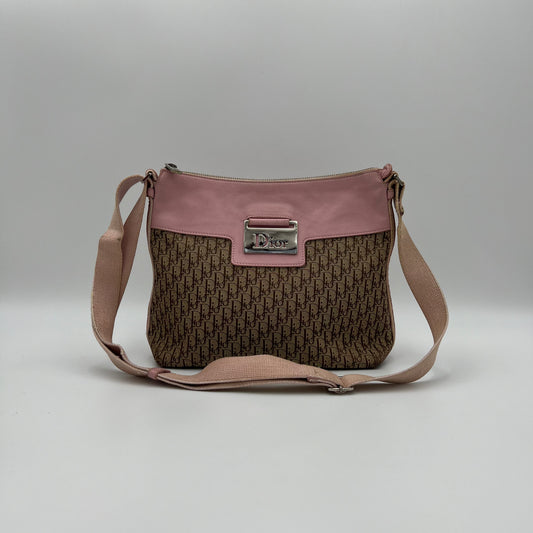Christian Dior Street Chic Trotter Pink Leather Crossbody
