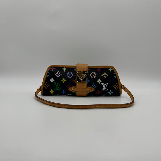Louis Vuitton Takashi Murakami Black Multicolor Shirley