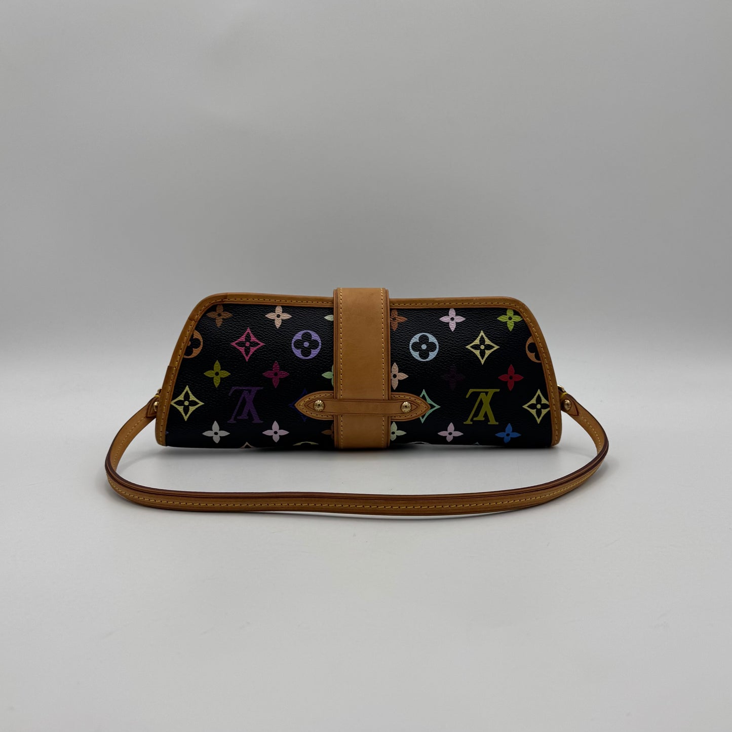 Louis Vuitton Takashi Murakami Black Multicolor Shirley