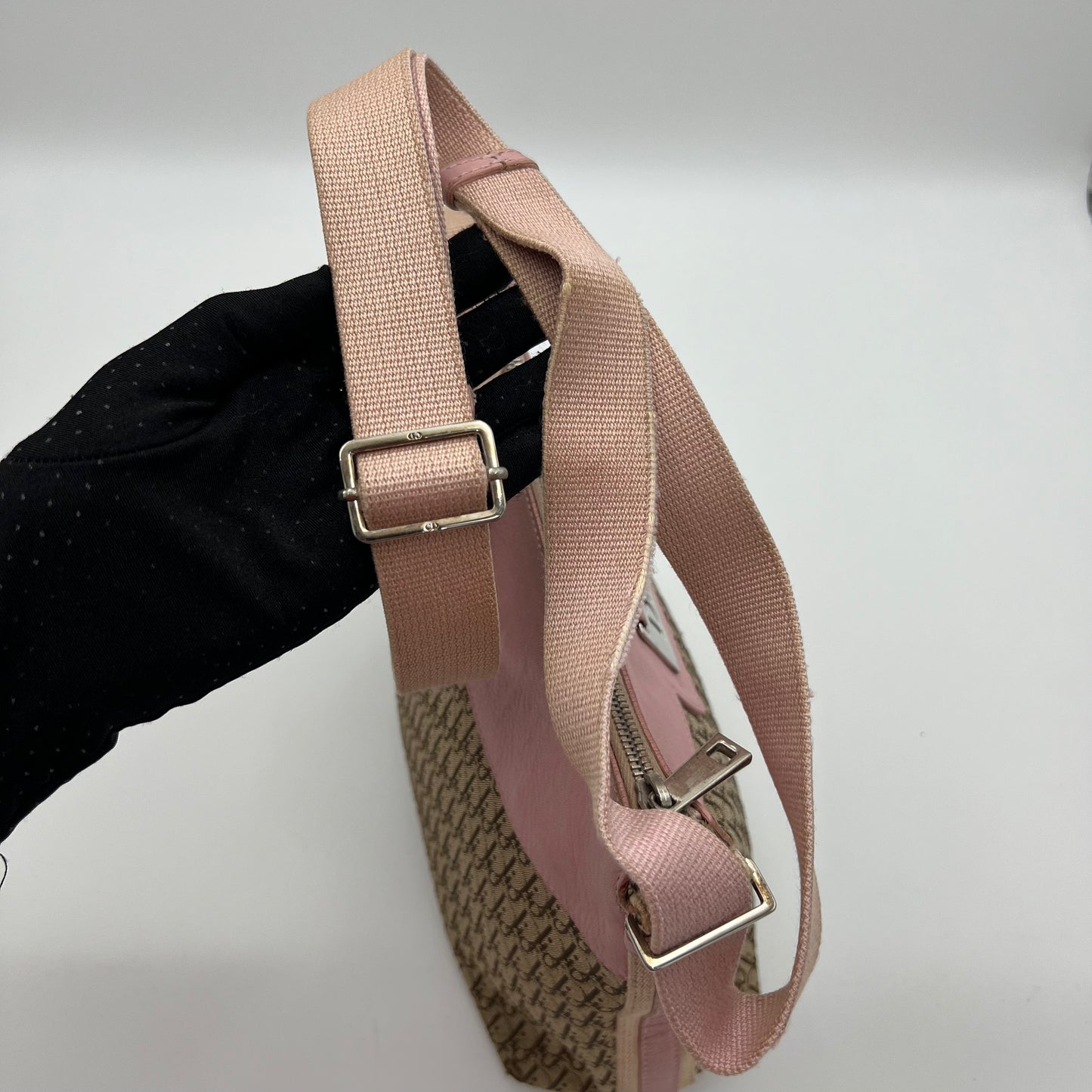 Christian Dior Street Chic Trotter Pink Leather Crossbody