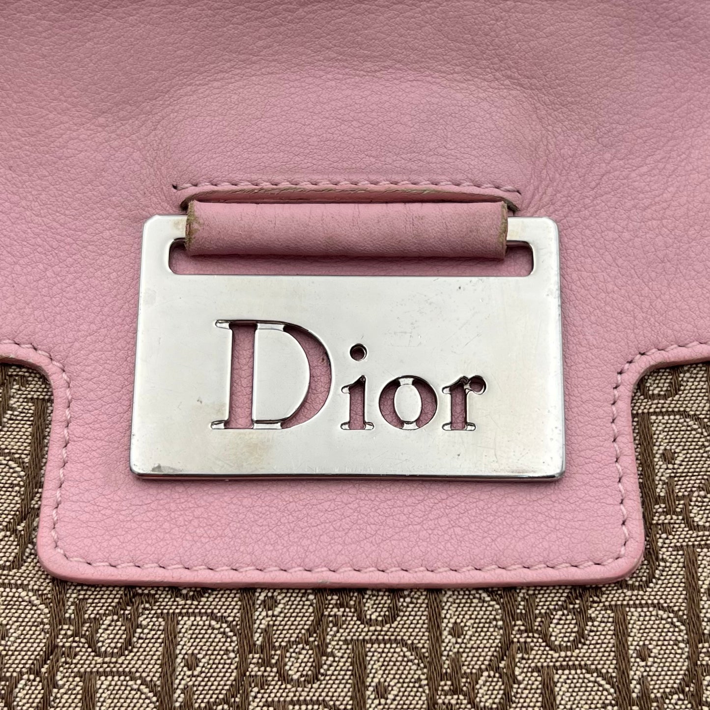 Christian Dior Street Chic Trotter Pink Leather Crossbody