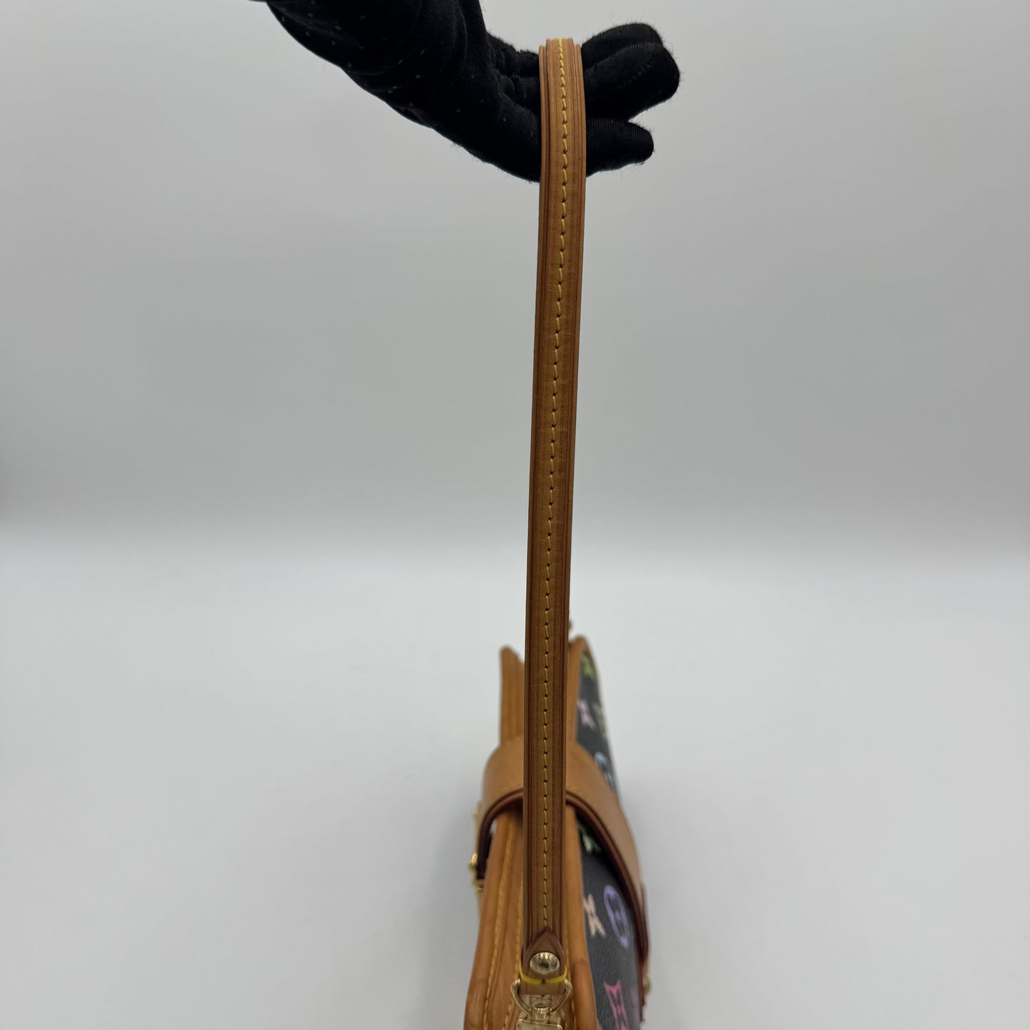Louis Vuitton Takashi Murakami Black Multicolor Shirley