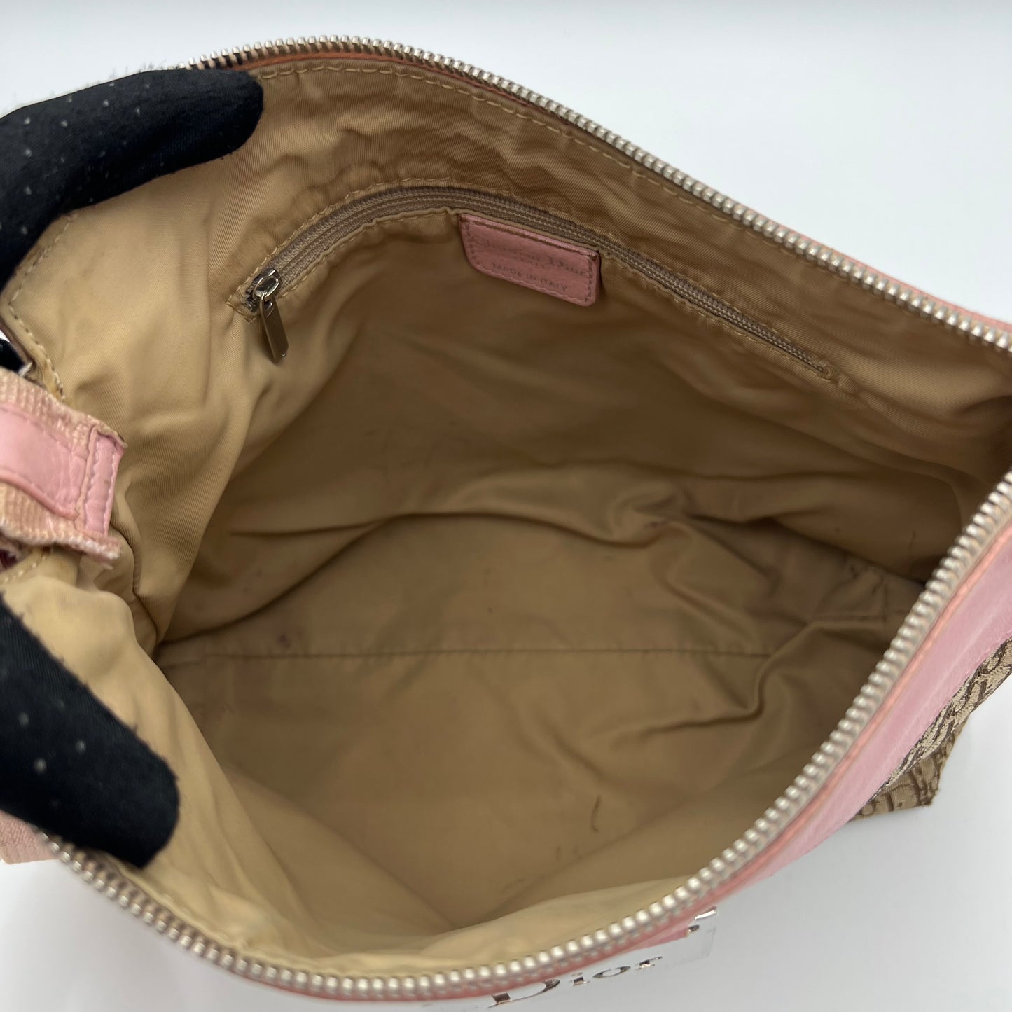 Christian Dior Street Chic Trotter Pink Leather Crossbody