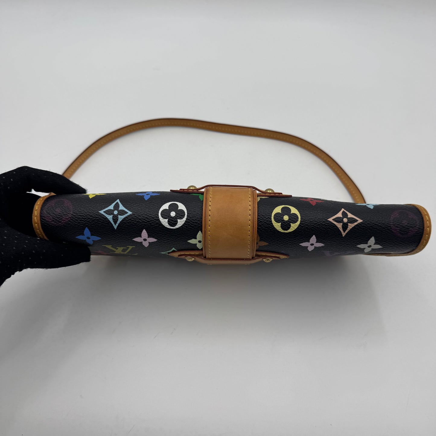 Louis Vuitton Takashi Murakami Black Multicolor Shirley