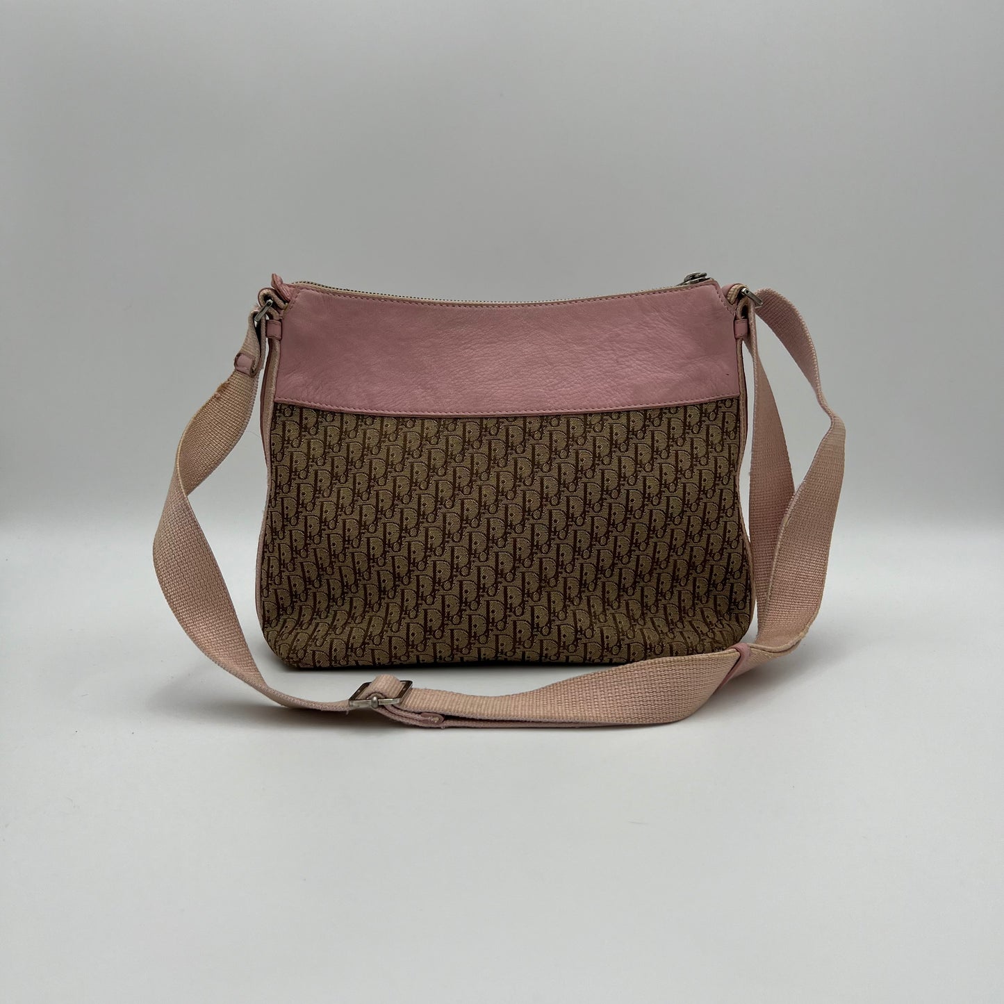 Christian Dior Street Chic Trotter Pink Leather Crossbody