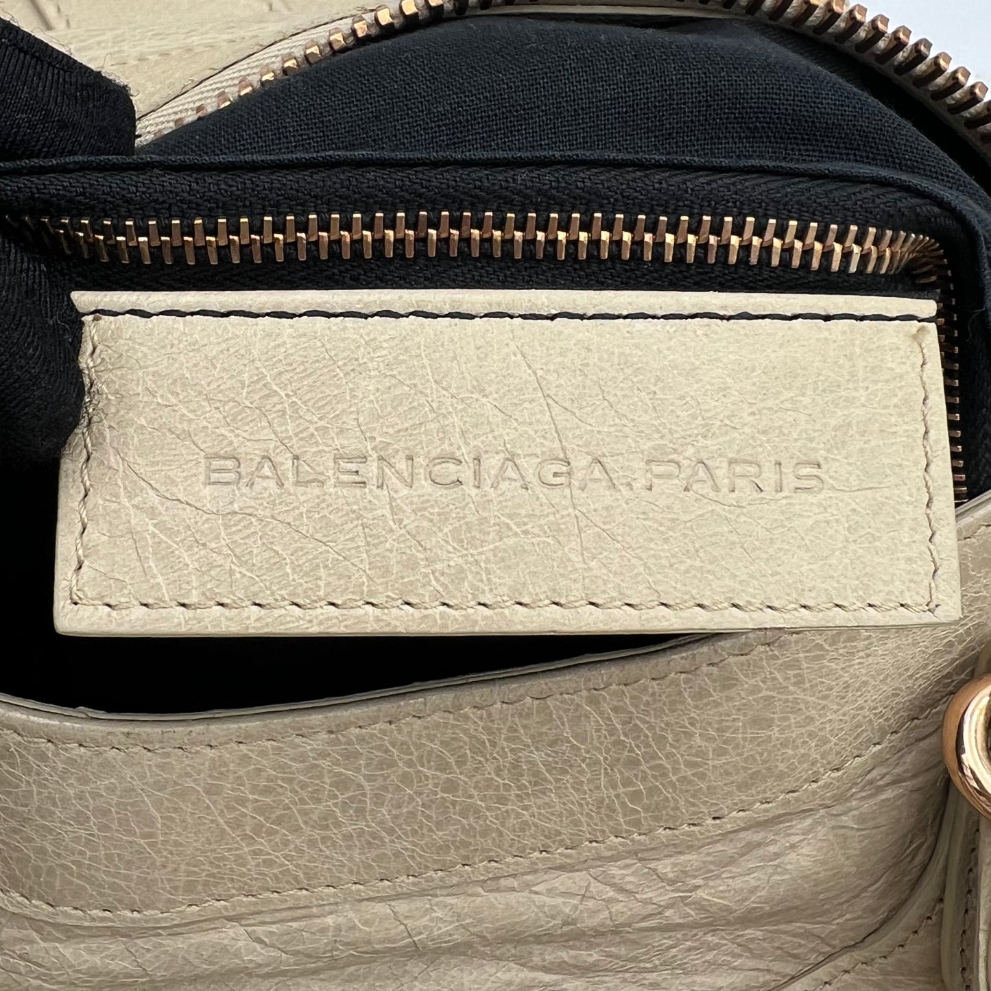Balenciaga Beige Leather Giant 21 Midday RGH