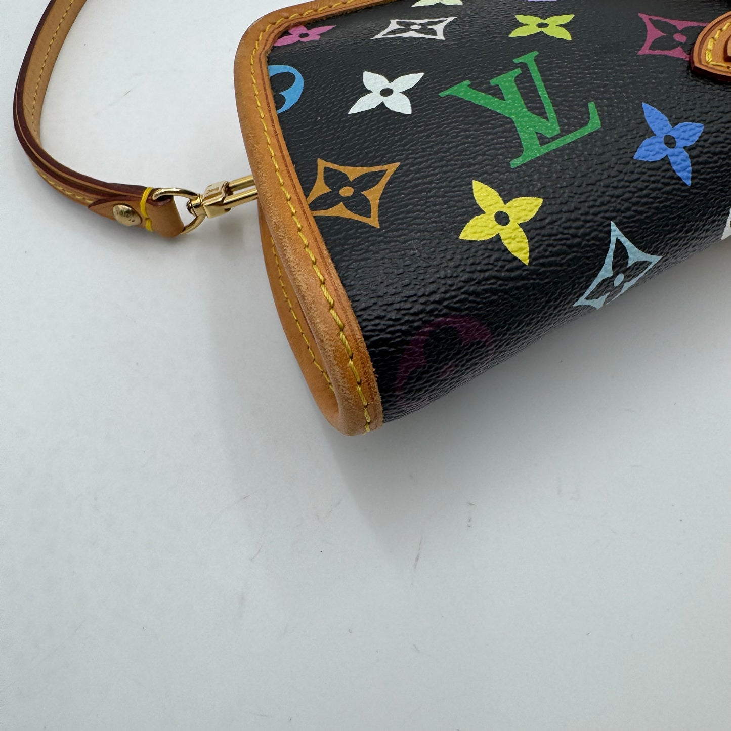 Louis Vuitton Takashi Murakami Black Multicolor Shirley