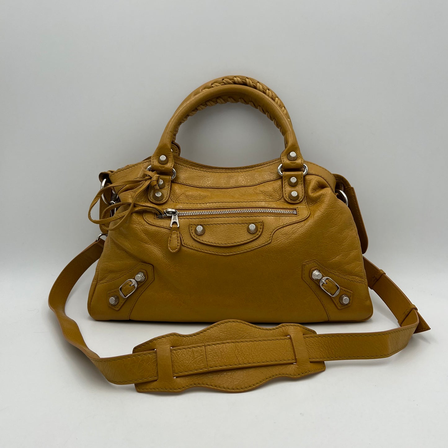 Balenciaga Mustard Yellow Giant 12 Town SHW