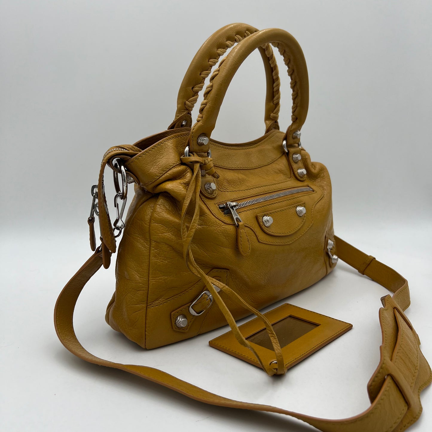 Balenciaga Mustard Yellow Giant 12 Town SHW