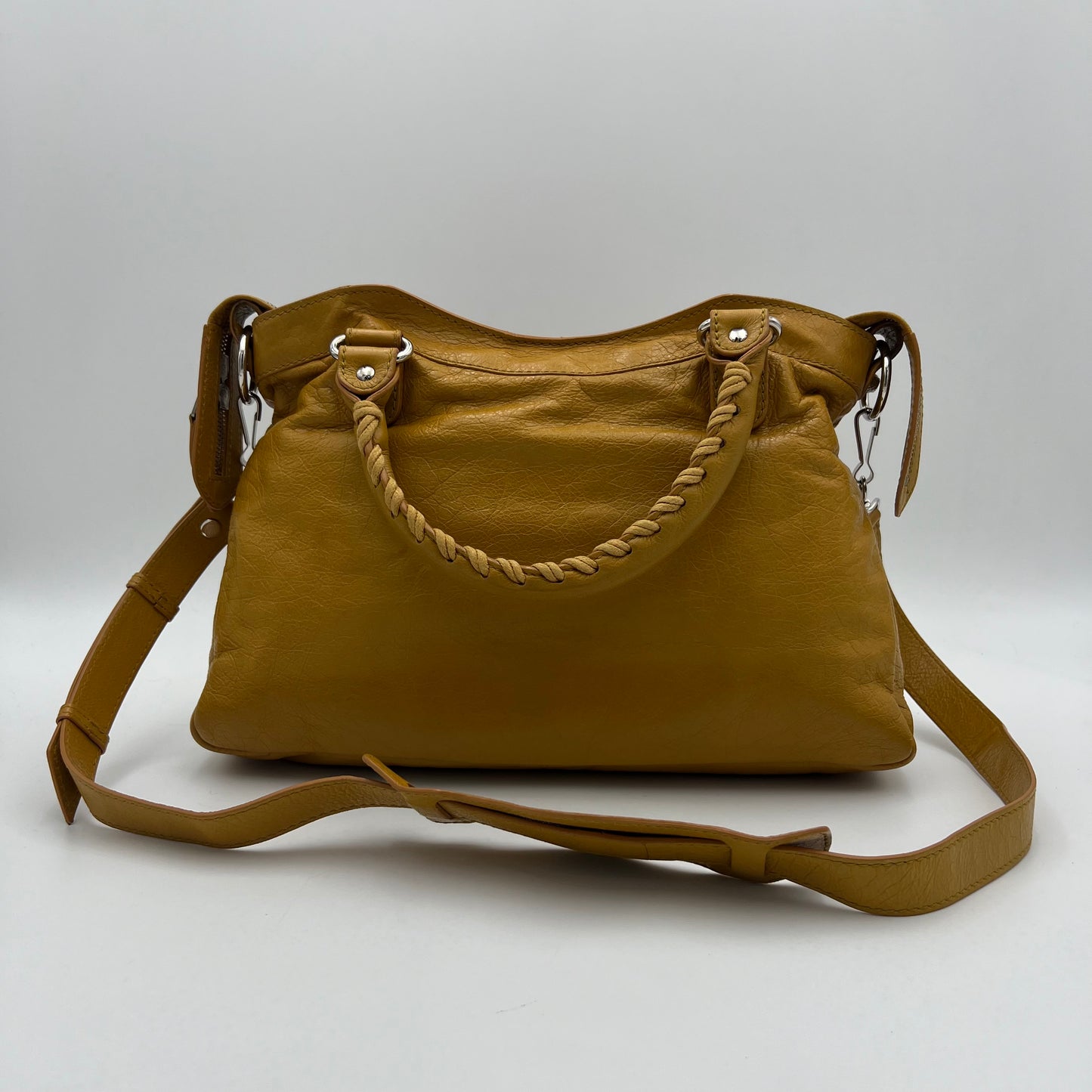 Balenciaga Mustard Yellow Giant 12 Town SHW