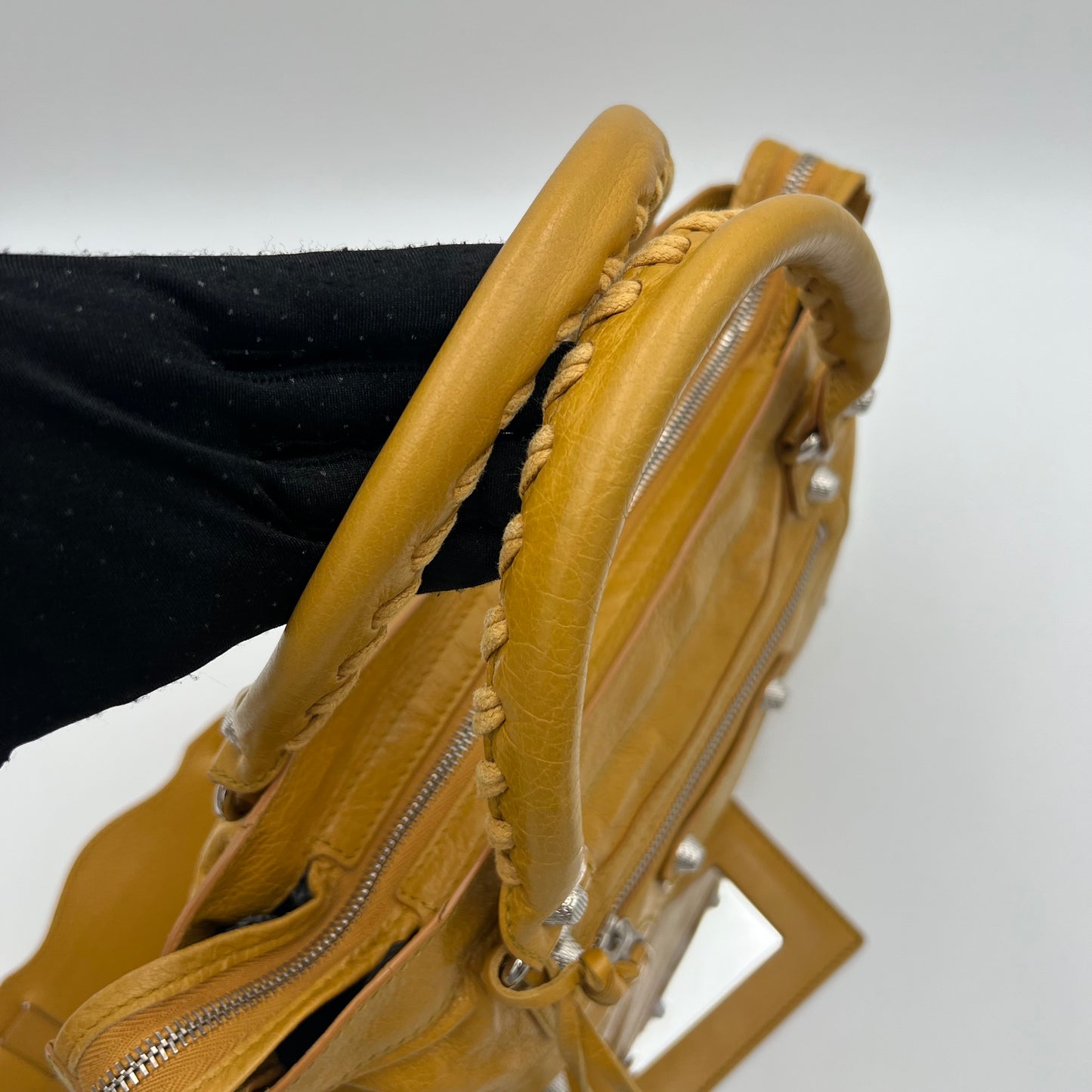 Balenciaga Mustard Yellow Giant 12 Town SHW