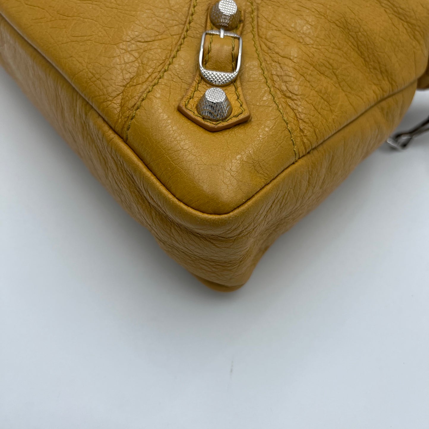 Balenciaga Mustard Yellow Giant 12 Town SHW