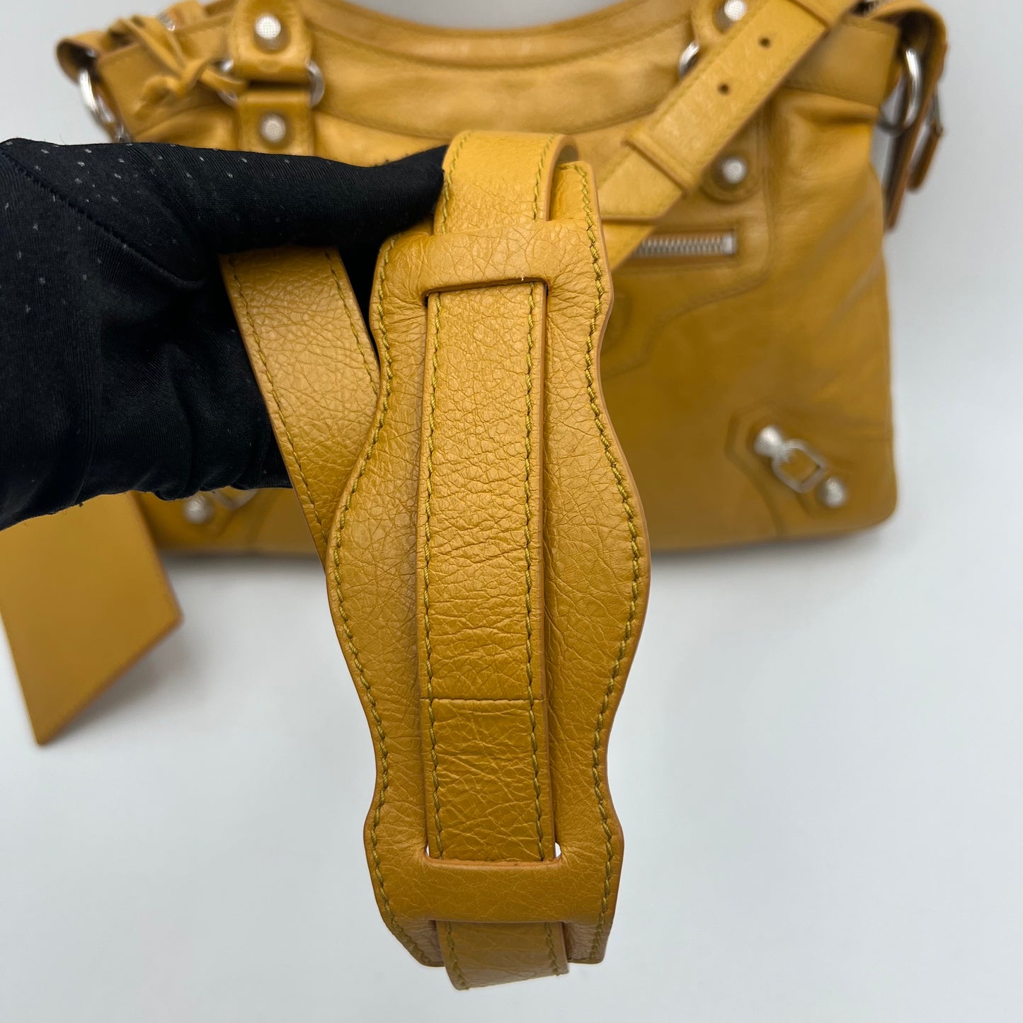 Balenciaga Mustard Yellow Giant 12 Town SHW