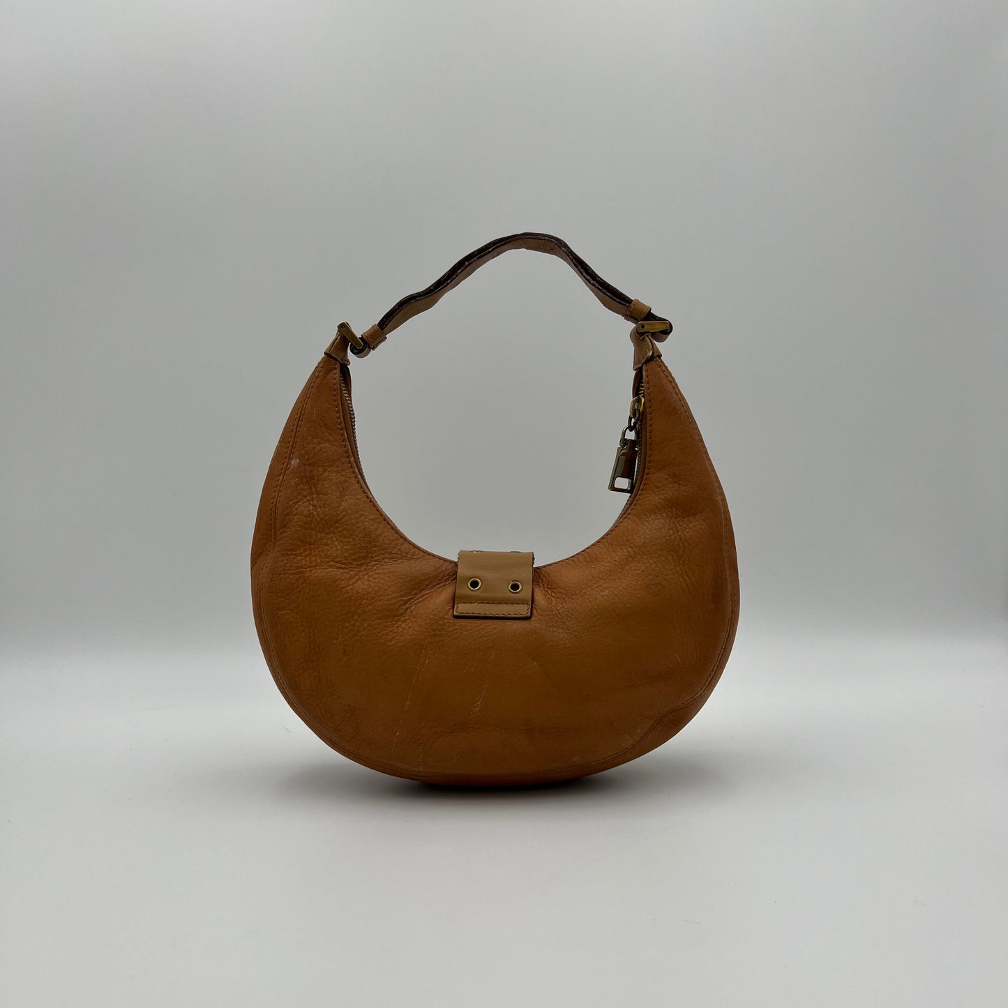 Christian Dior Brown Leather Street Chic Hobo Bag