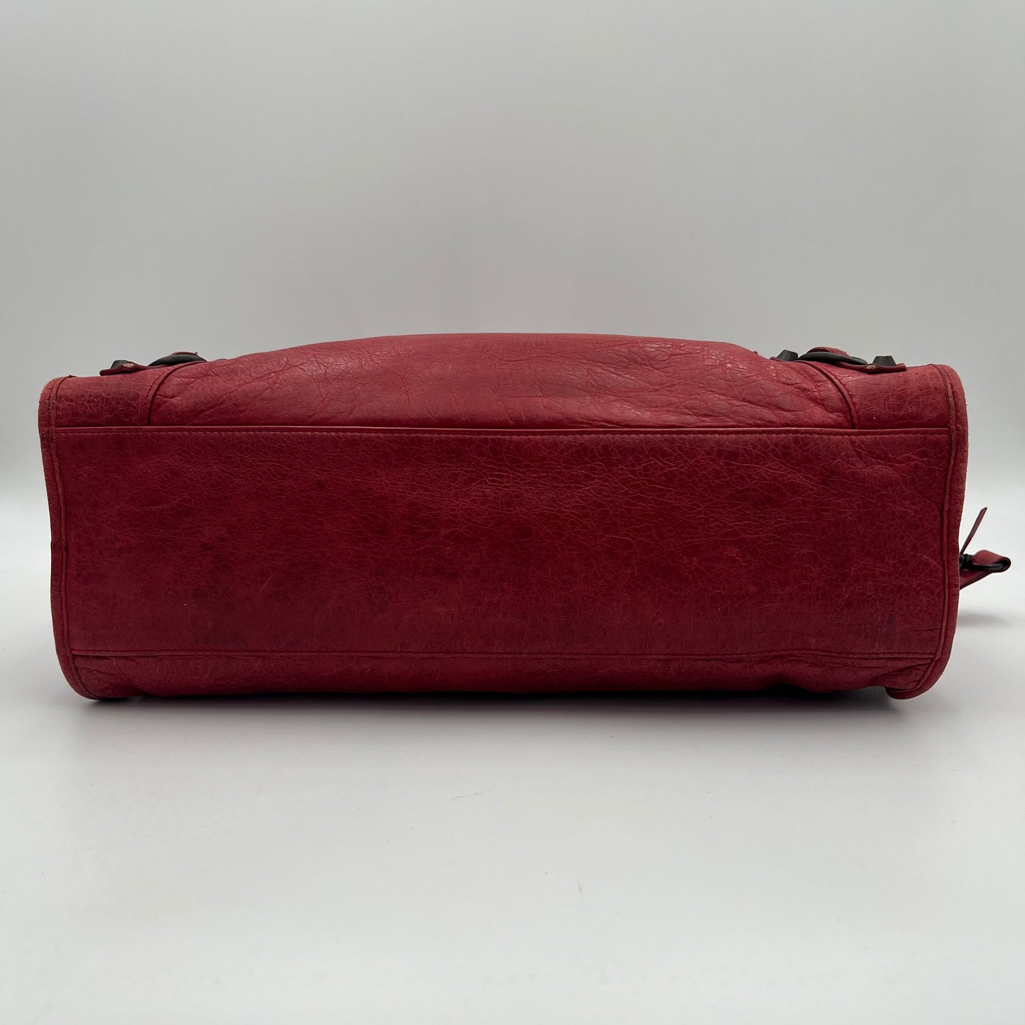 Balenciaga Red Leather Classic City