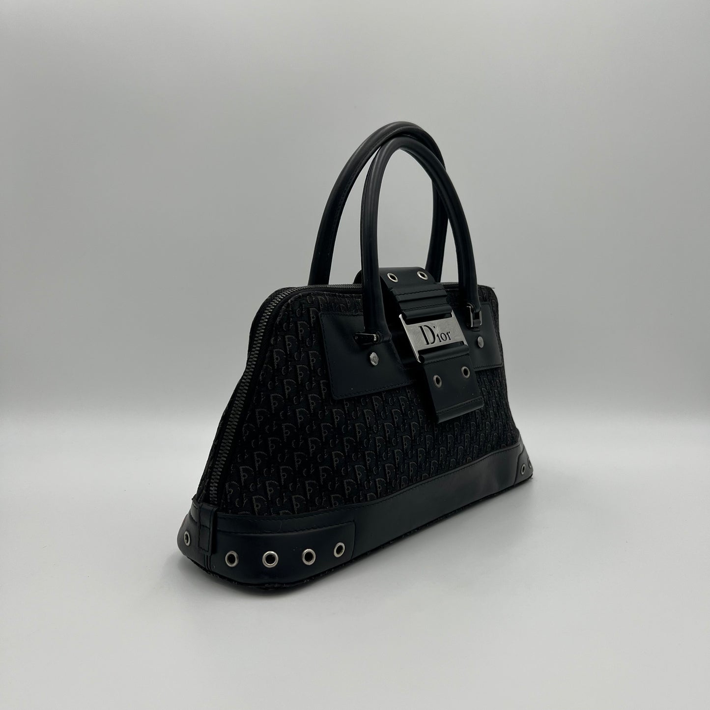 Christian Dior Black Trotter Street Chic Handbag