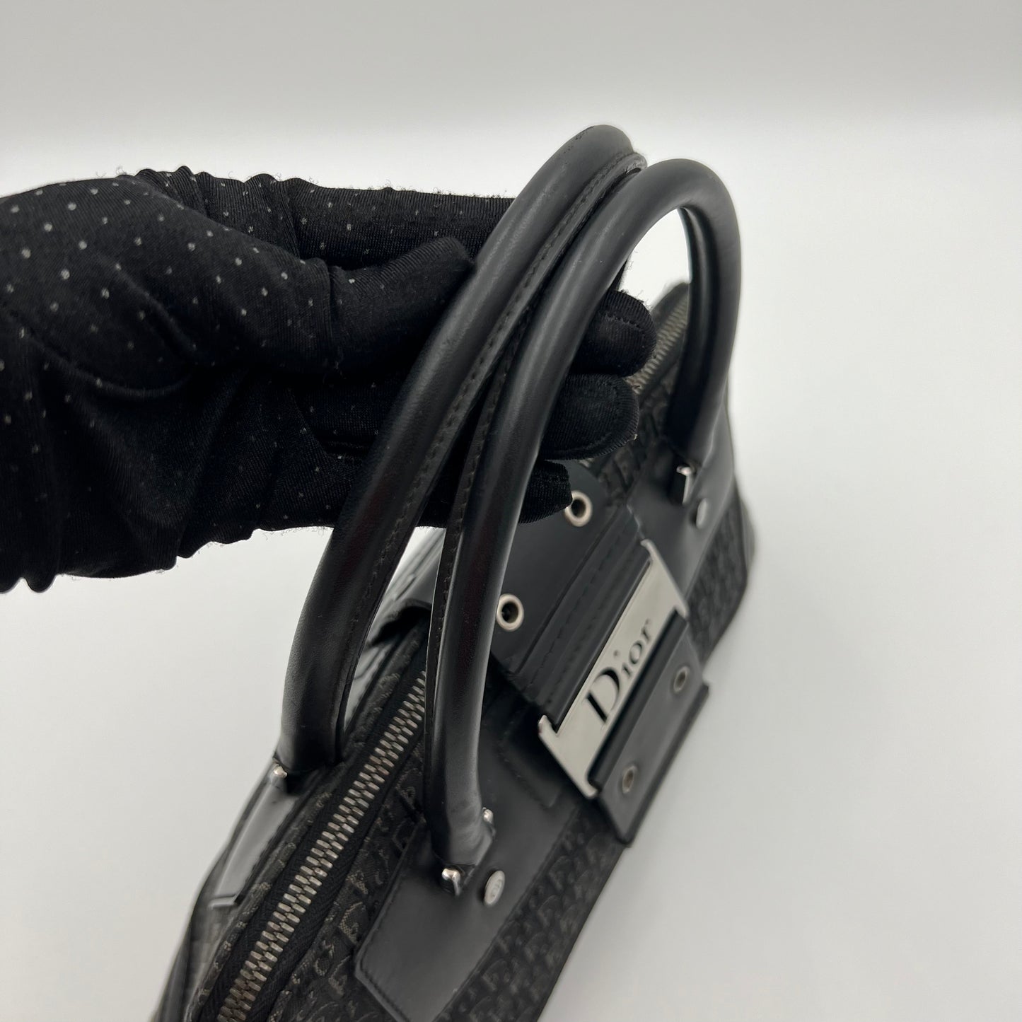 Christian Dior Black Trotter Street Chic Handbag
