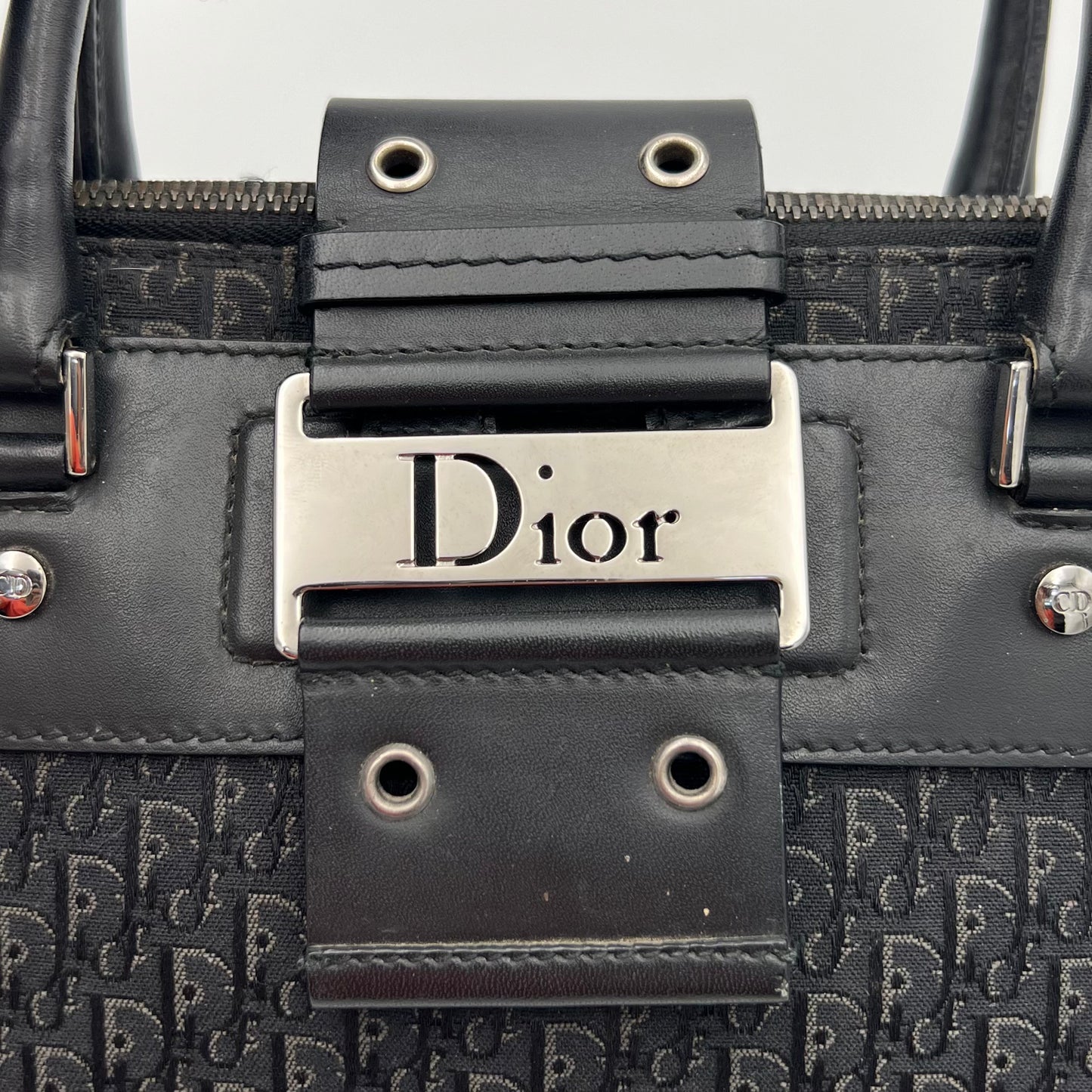 Christian Dior Black Trotter Street Chic Handbag