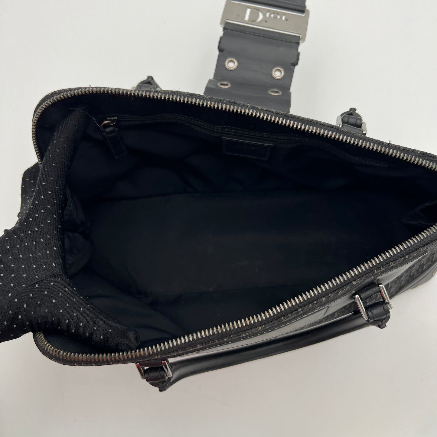 Christian Dior Black Trotter Street Chic Handbag