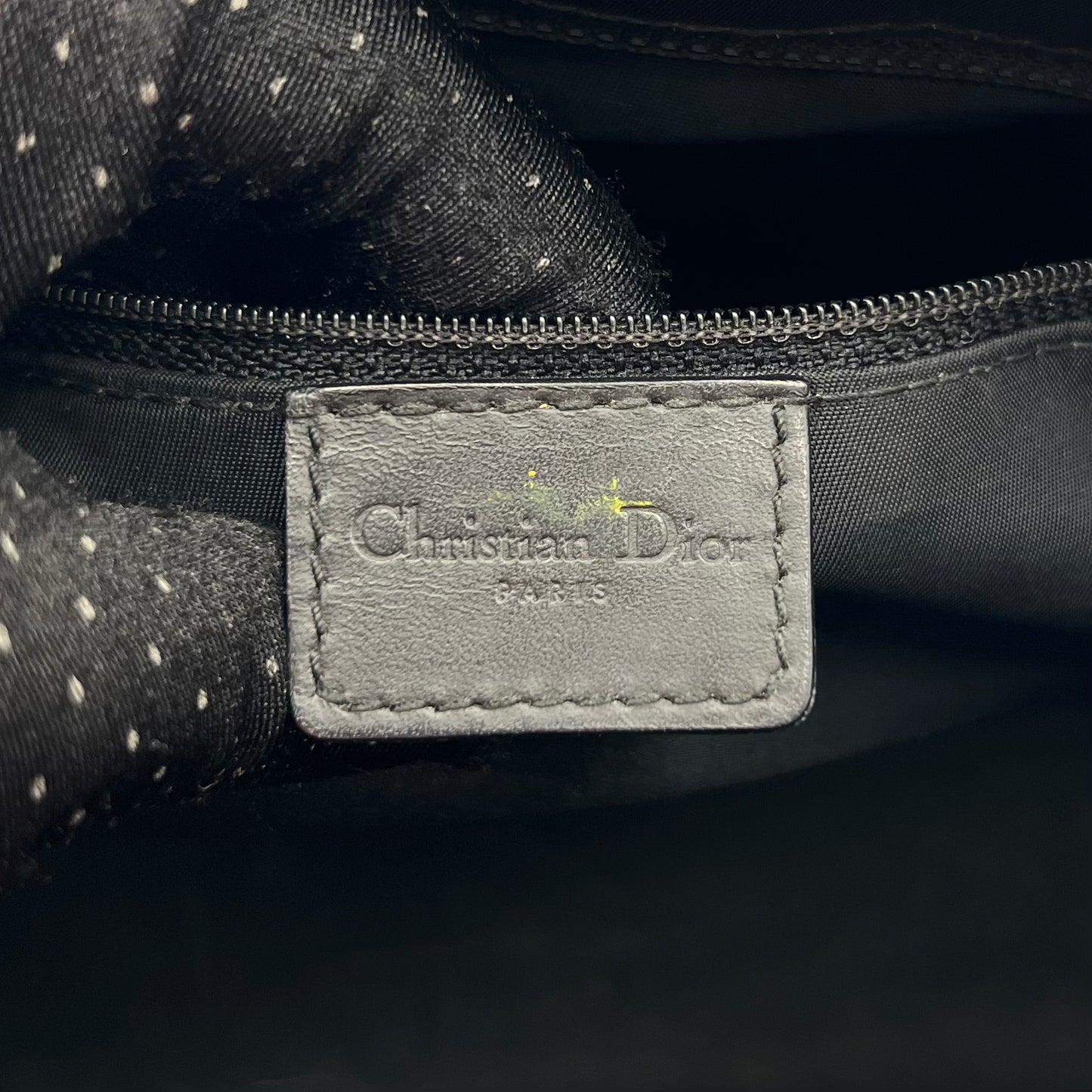 Christian Dior Black Trotter Street Chic Handbag