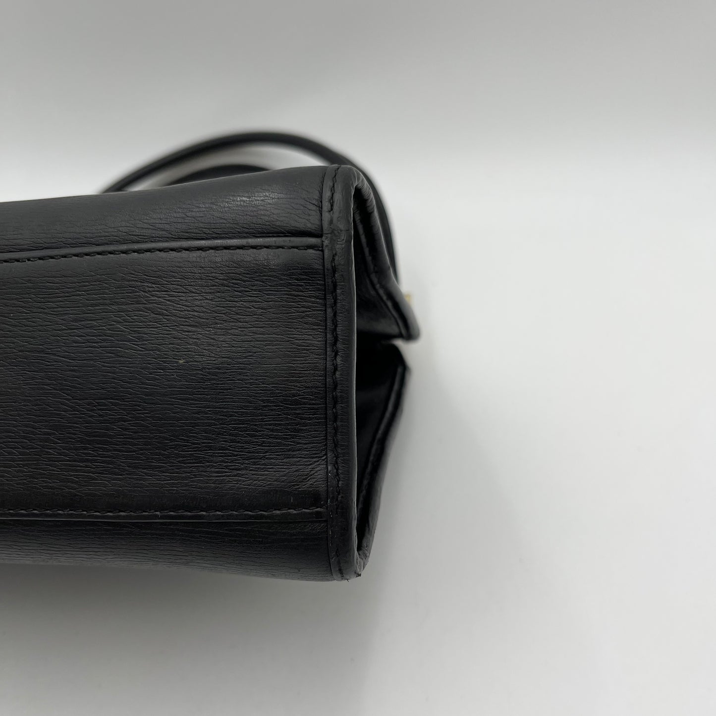Gucci Black Leather Bardot Jackie Bag GHW