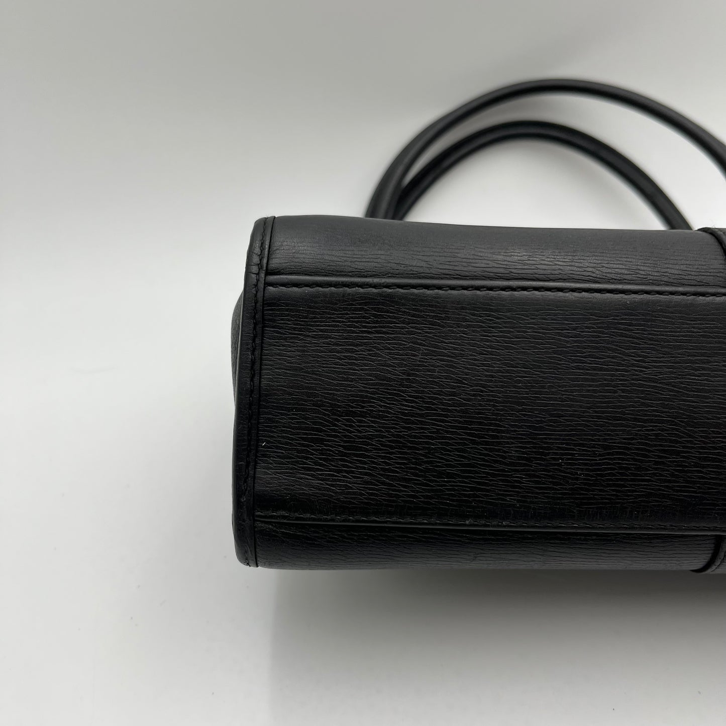 Gucci Black Leather Bardot Jackie Bag GHW