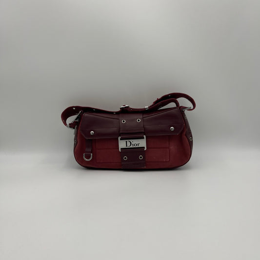 Christian Dior Burgundy Leather Street Chic Columbus