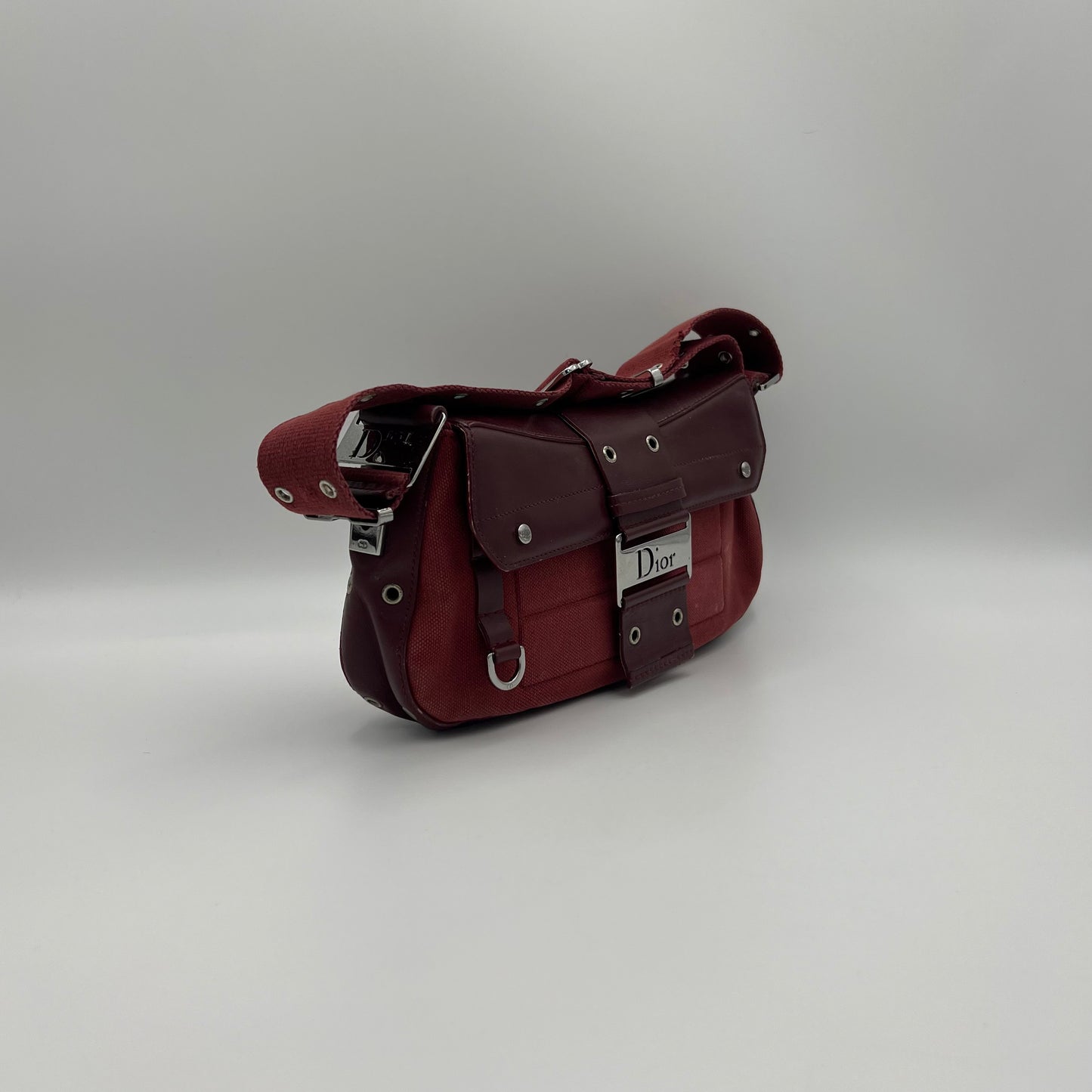Christian Dior Burgundy Leather Street Chic Columbus