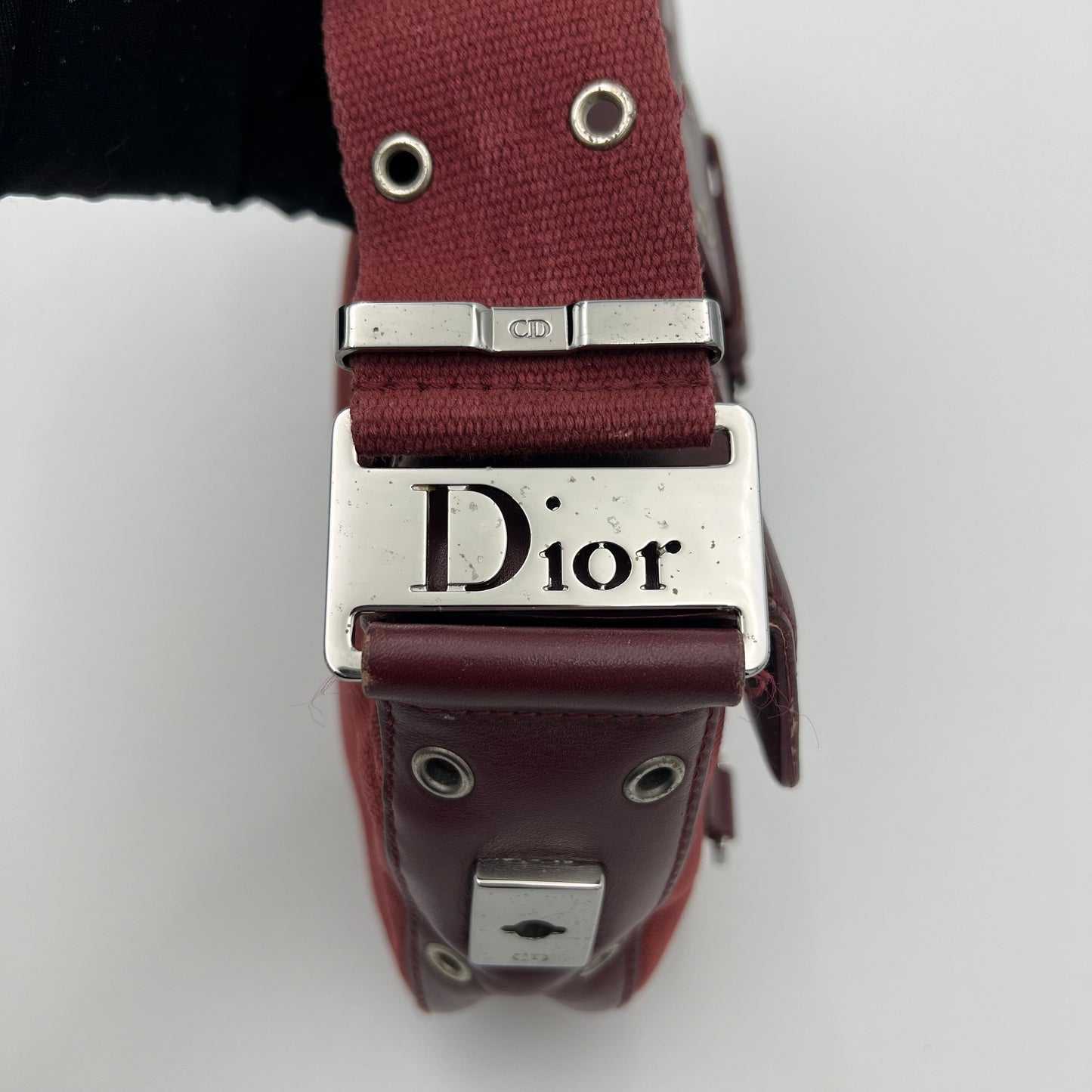Christian Dior Burgundy Leather Street Chic Columbus