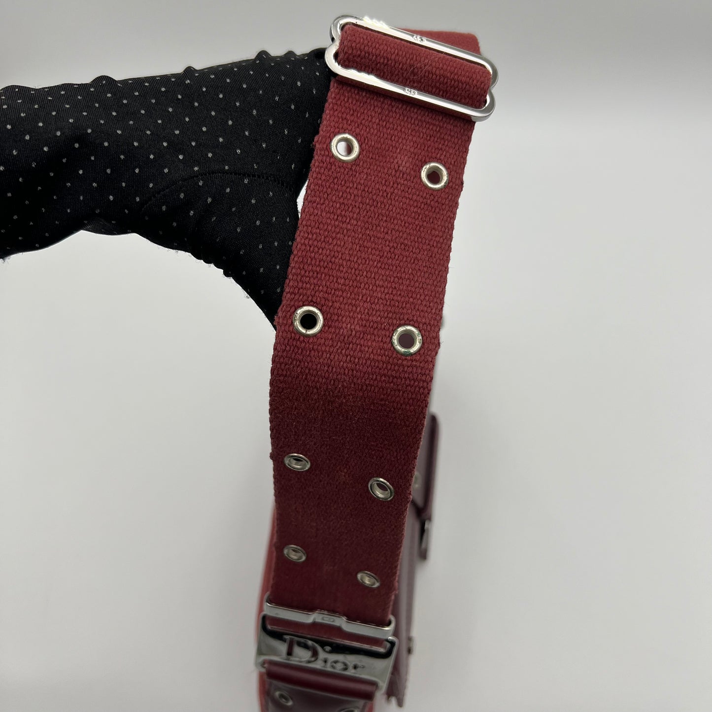 Christian Dior Burgundy Leather Street Chic Columbus