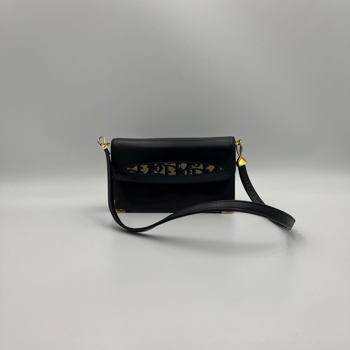 Christian Dior Black Trotter Street Chic Crossbody