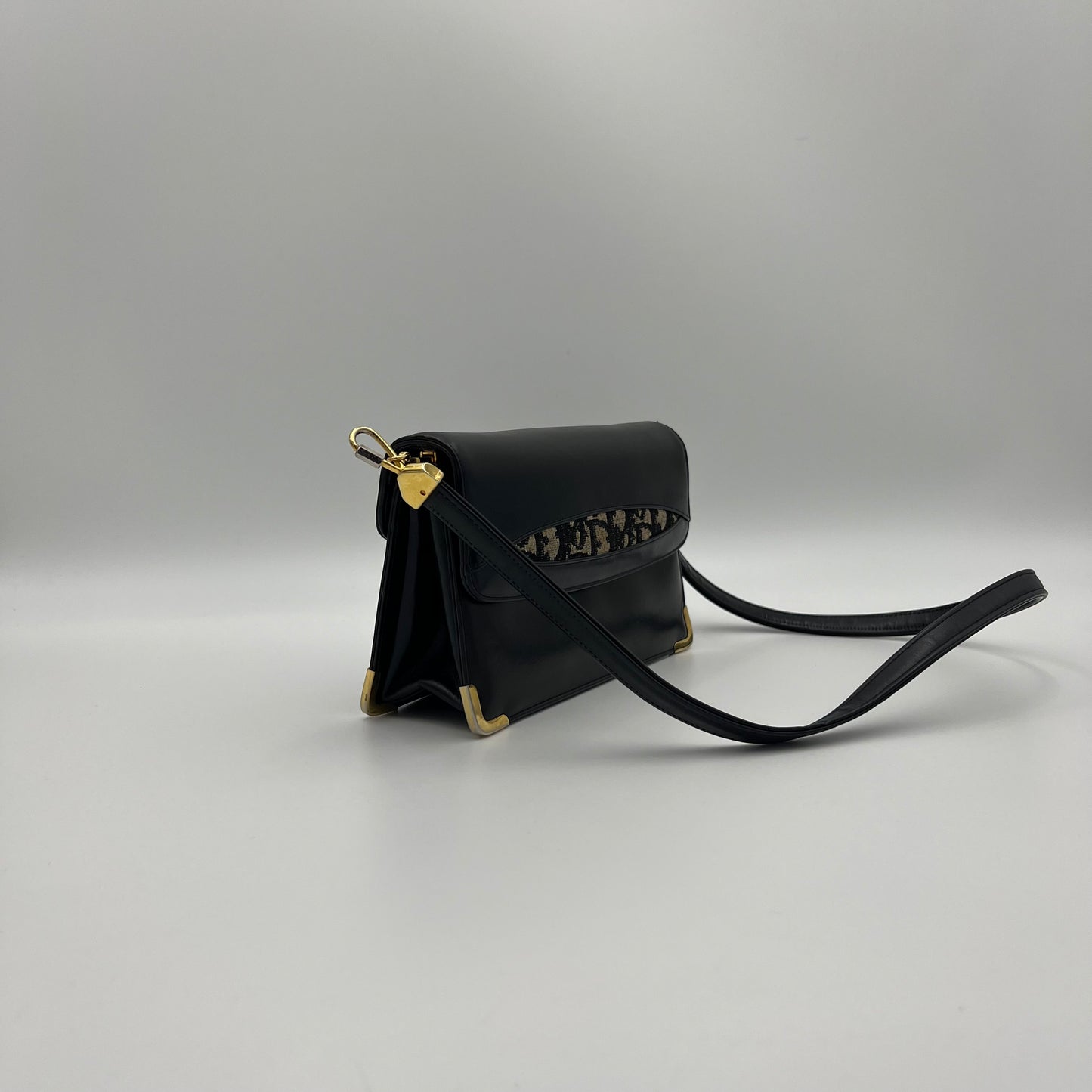 Christian Dior Black Trotter Street Chic Crossbody