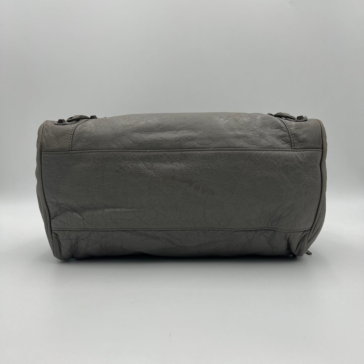 Balenciaga Light Gray Lambskin Classic Velo