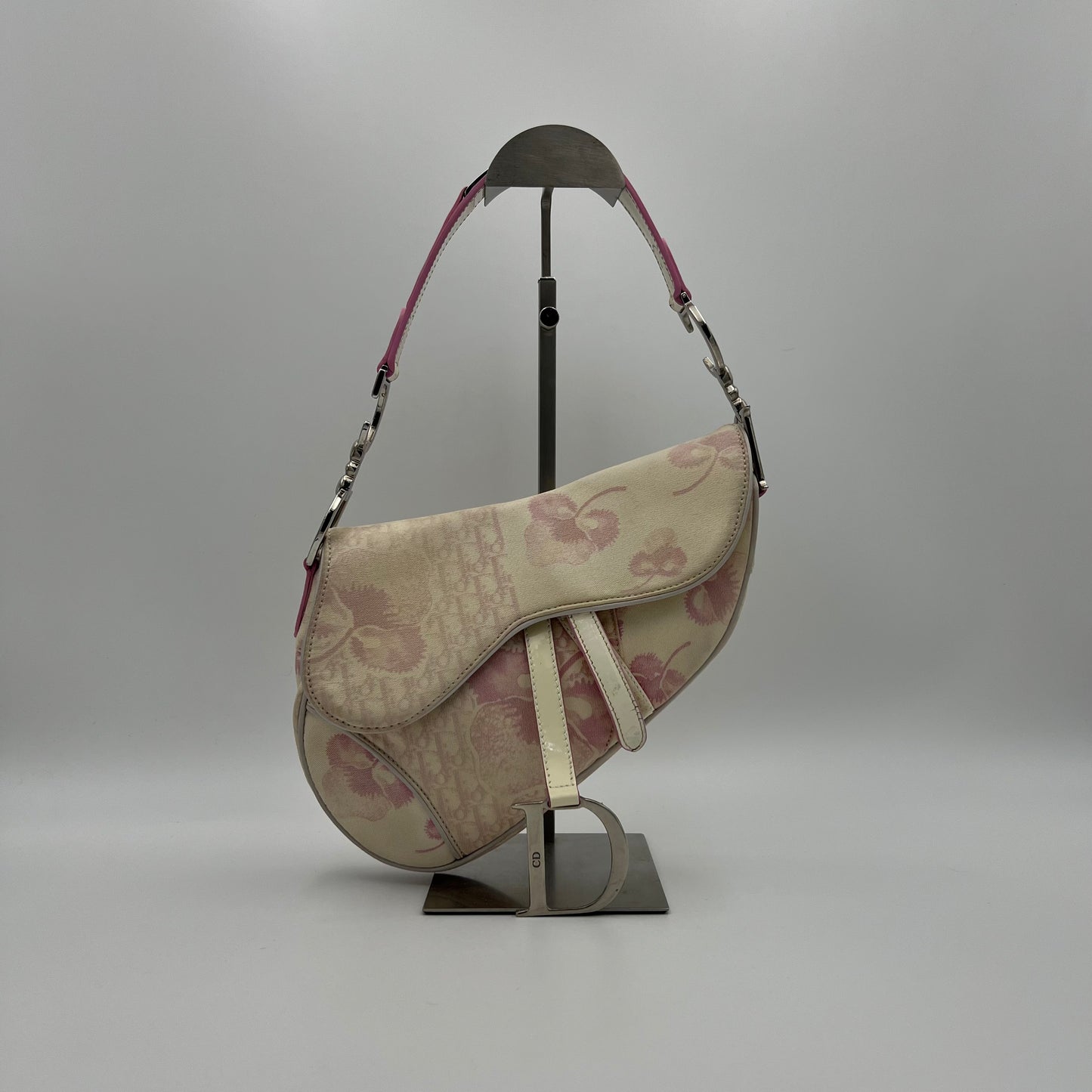 Christian Dior Pink Girly Cherry Blossoms Cloth Saddle