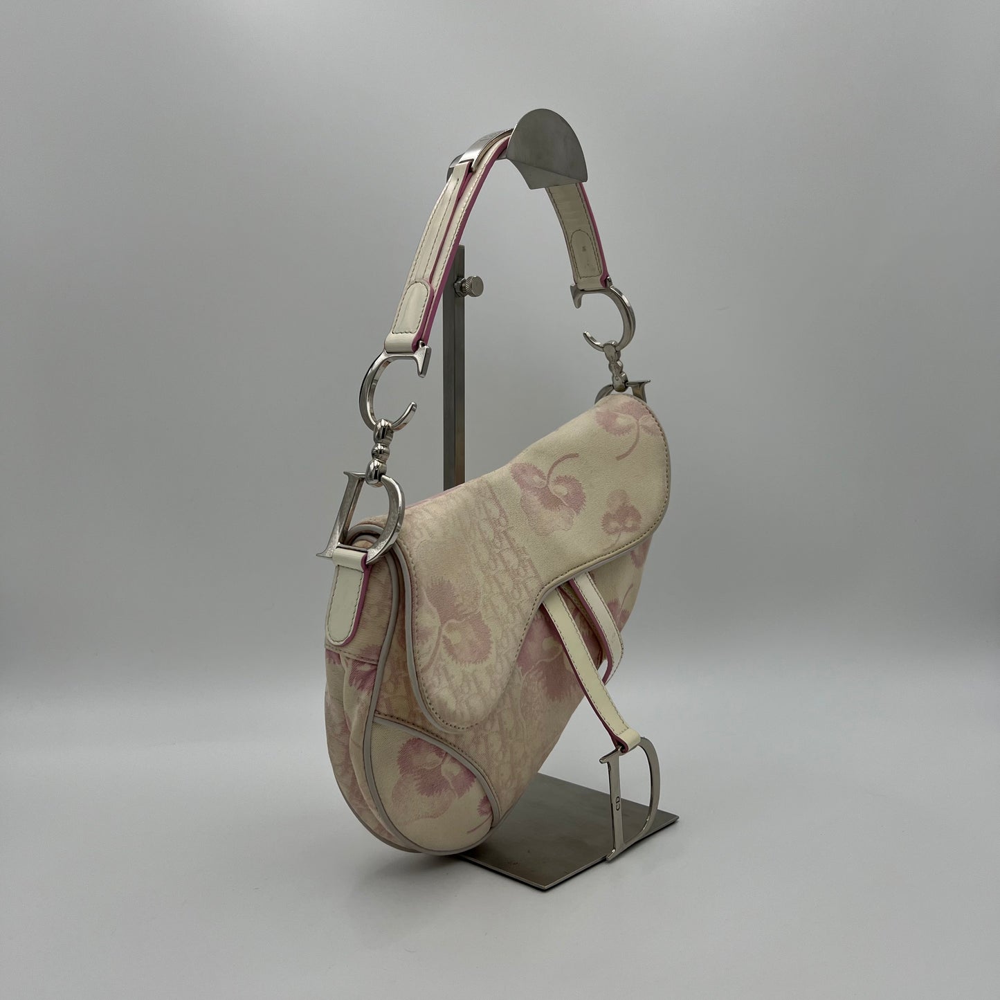 Christian Dior Pink Girly Cherry Blossoms Cloth Saddle