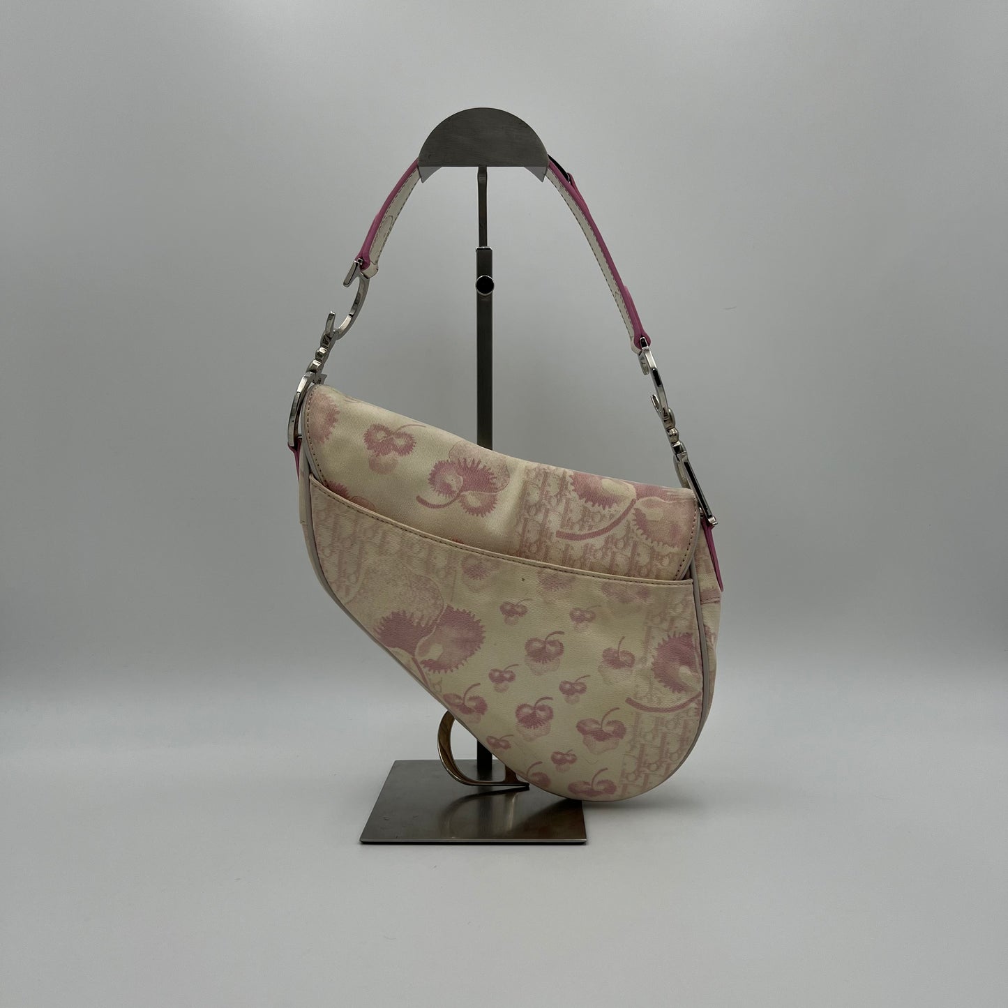 Christian Dior Pink Girly Cherry Blossoms Cloth Saddle