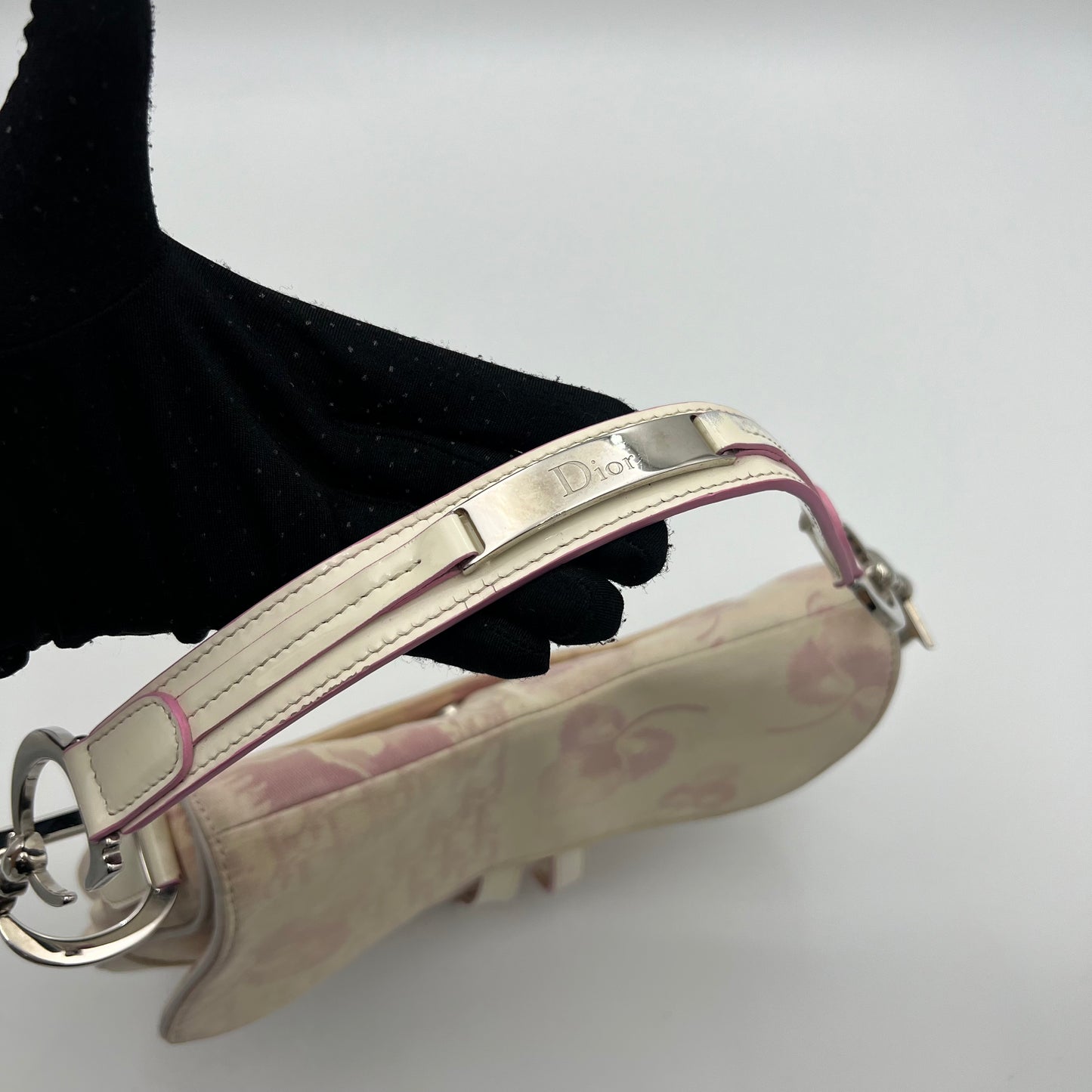 Christian Dior Pink Girly Cherry Blossoms Cloth Saddle