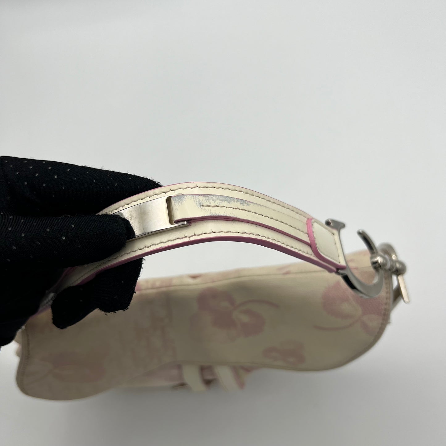 Christian Dior Pink Girly Cherry Blossoms Cloth Saddle