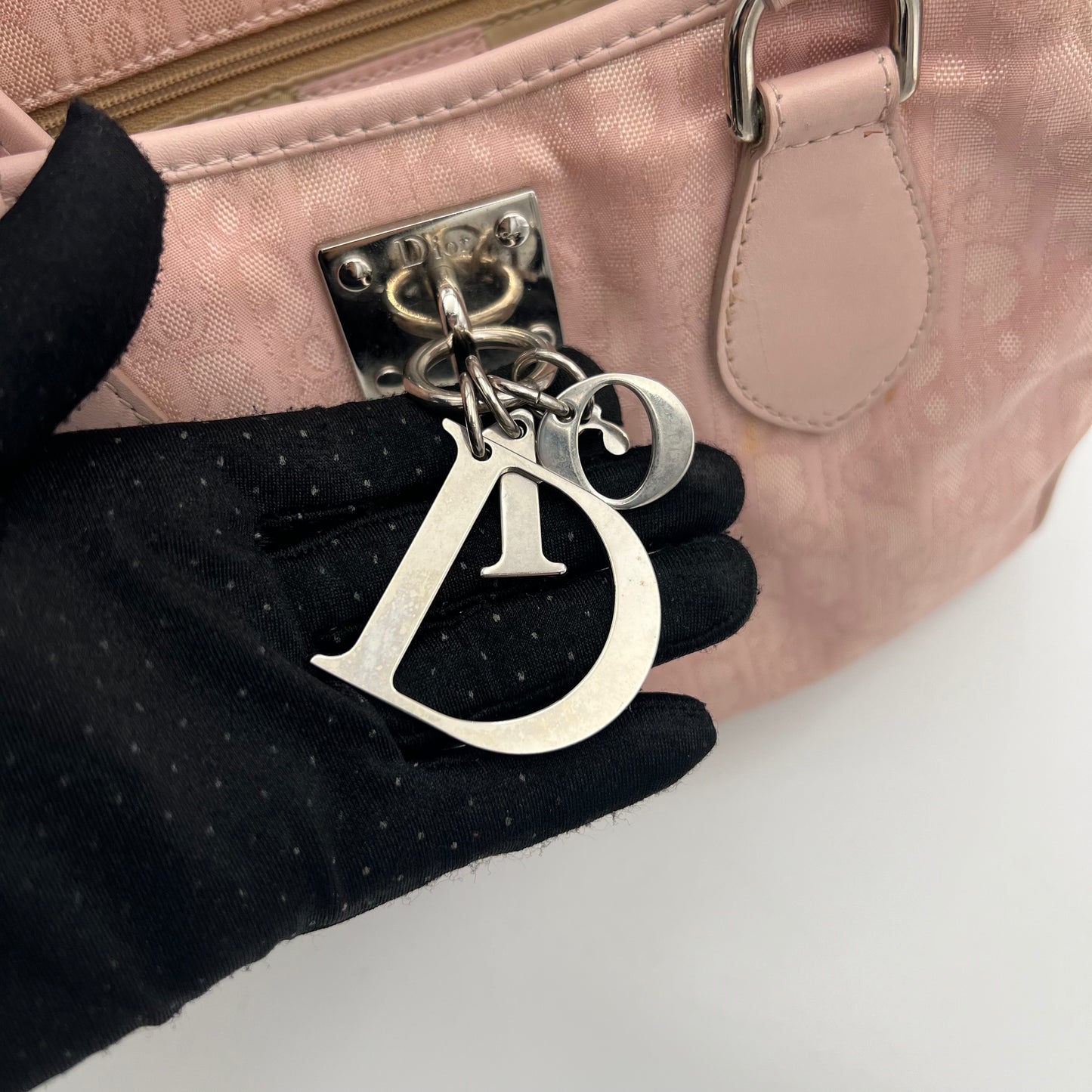 Christian Dior Pink Trotter Lovely Charm Handbag