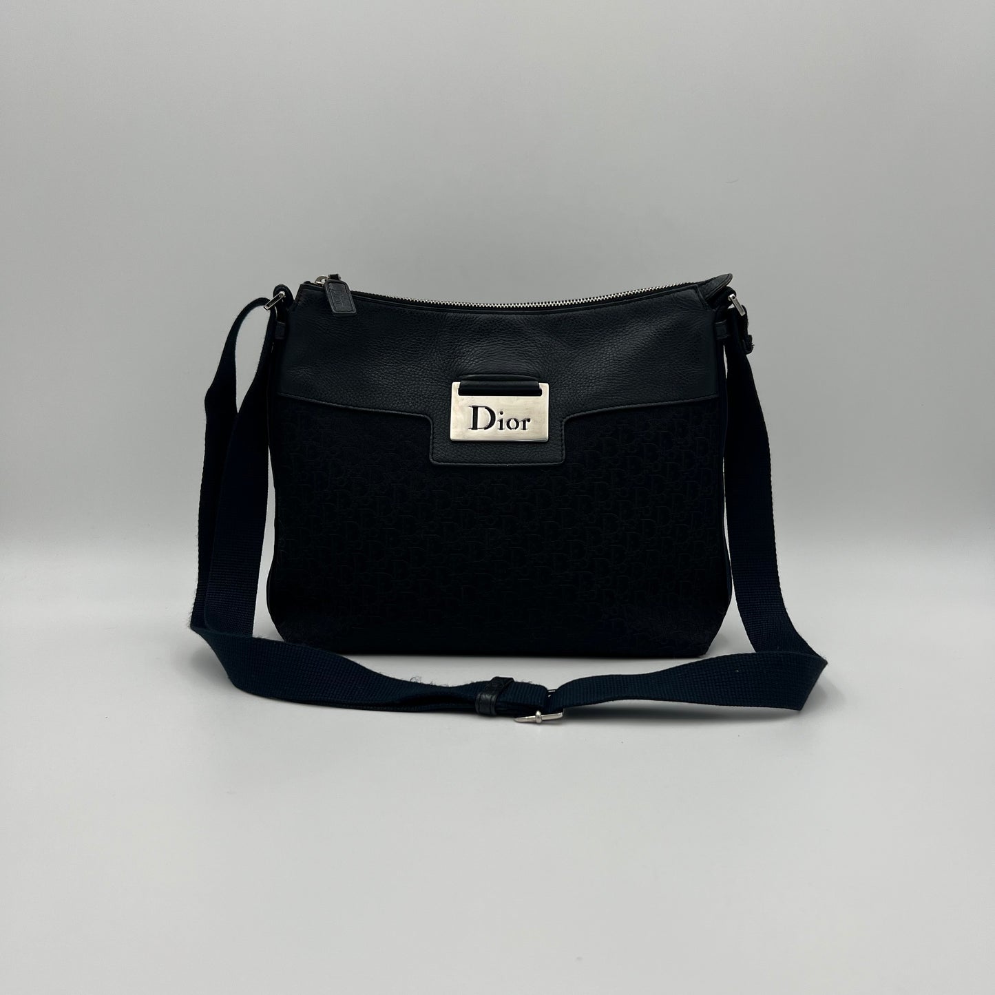 Christian Dior Black Trotter Street Chic Crossbody
