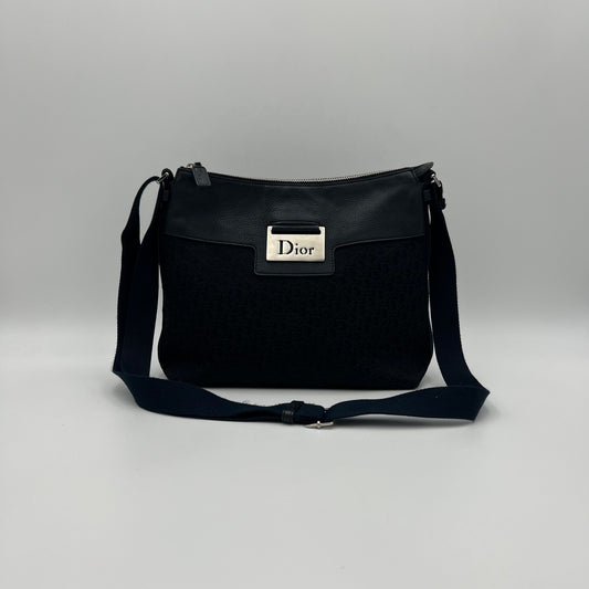 Christian Dior Black Trotter Street Chic Crossbody
