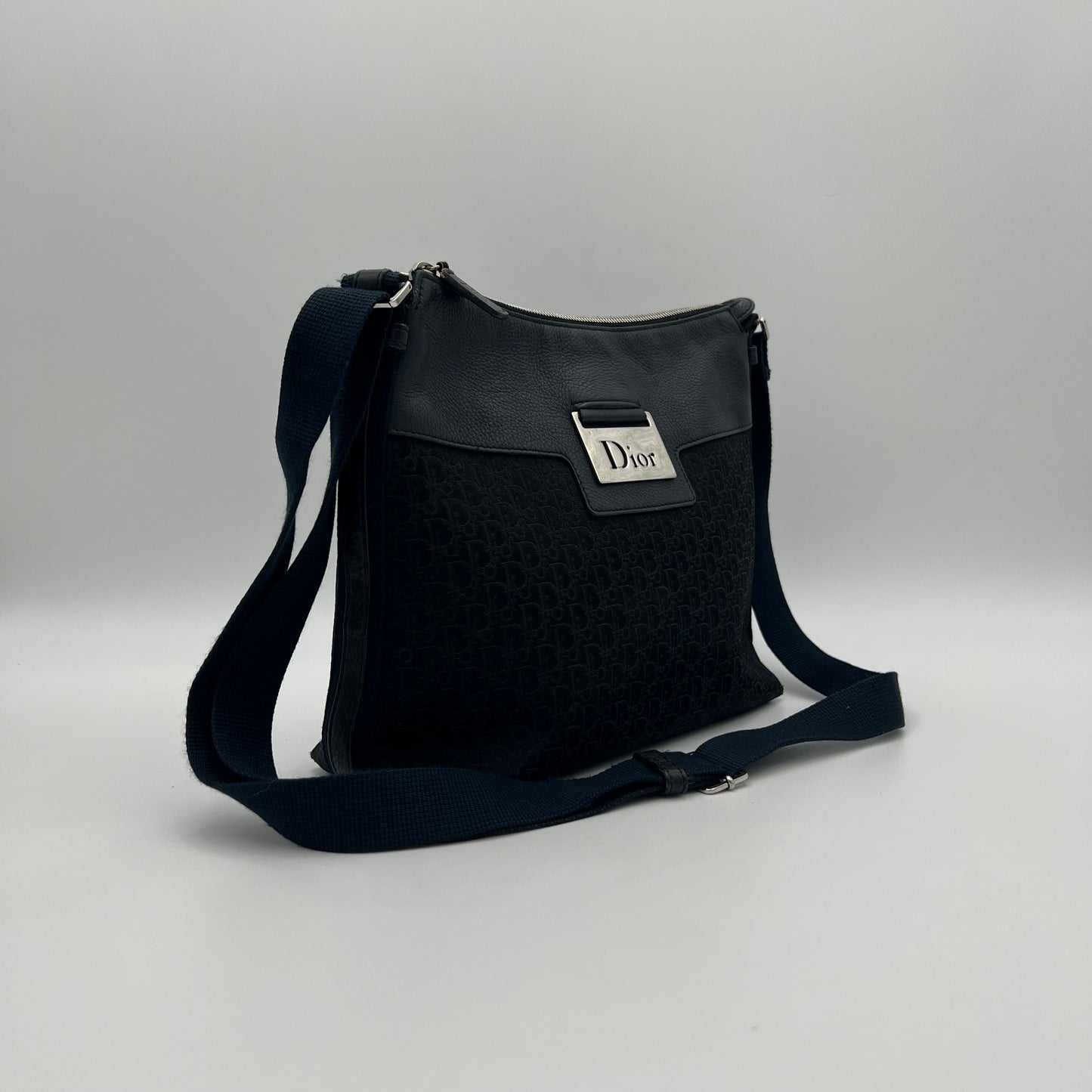 Christian Dior Black Trotter Street Chic Crossbody